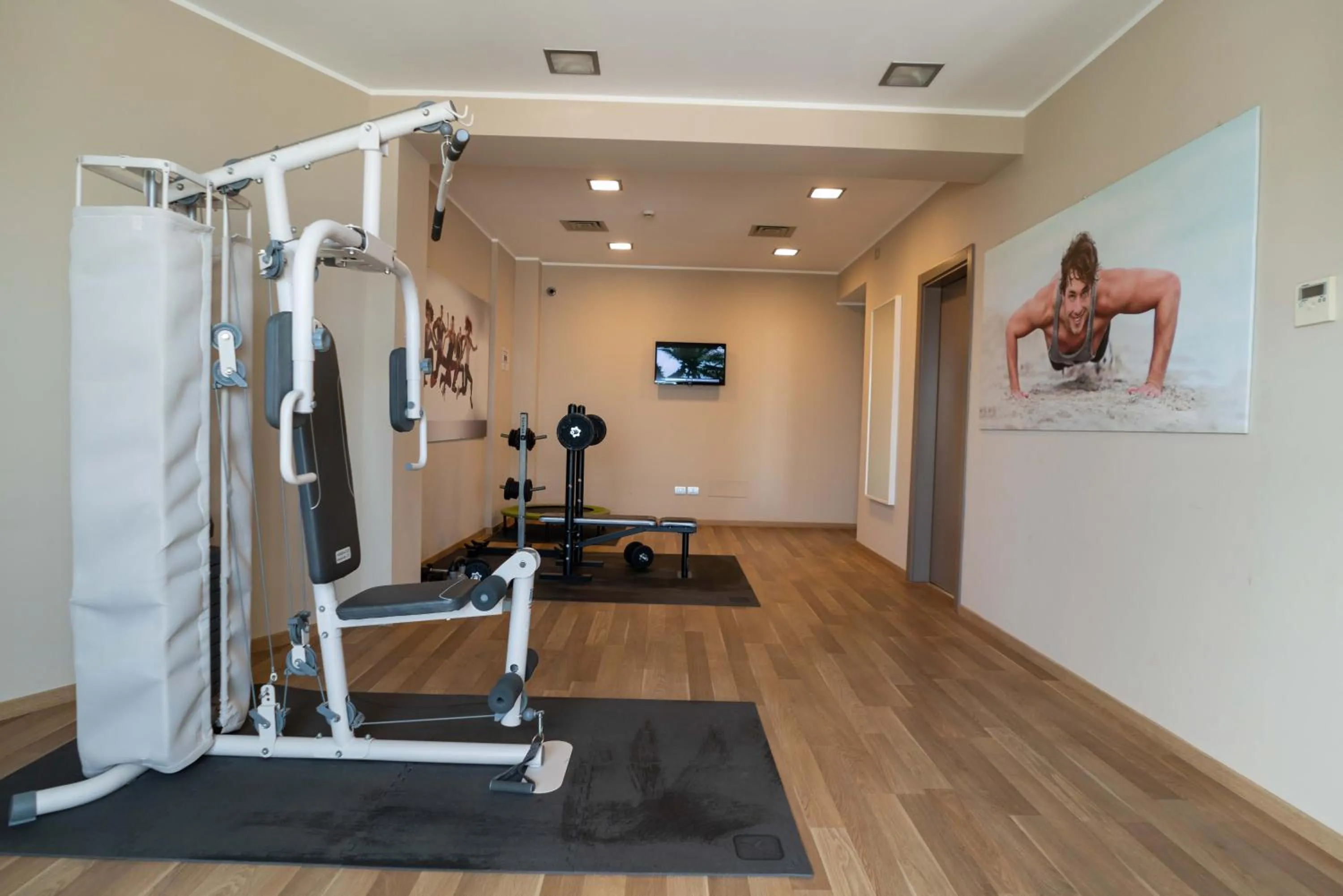 Fitness centre/facilities in Hotel Abruzzo Marina