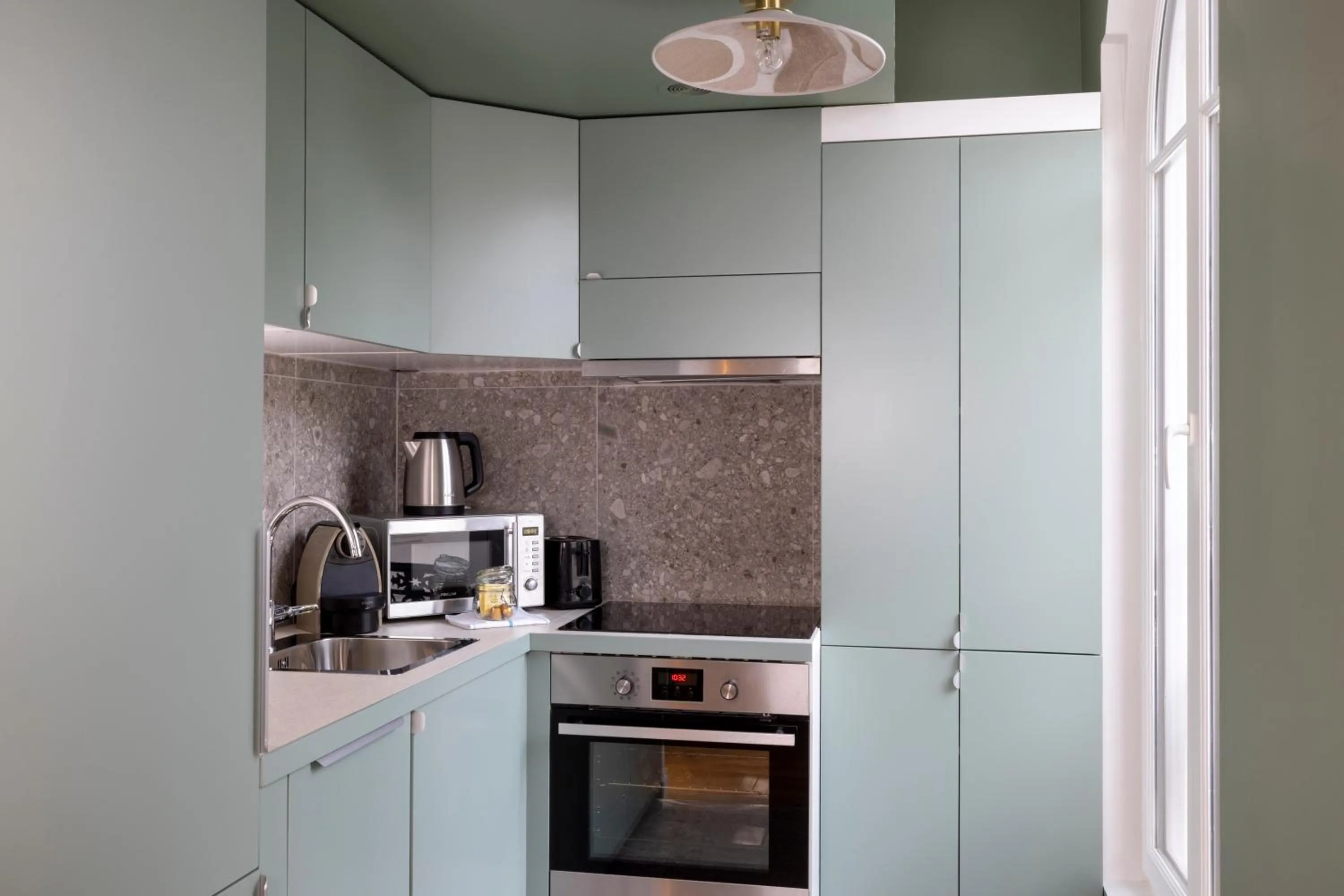 Kitchen or kitchenette in Yuna Blanche - Serviced Apartments