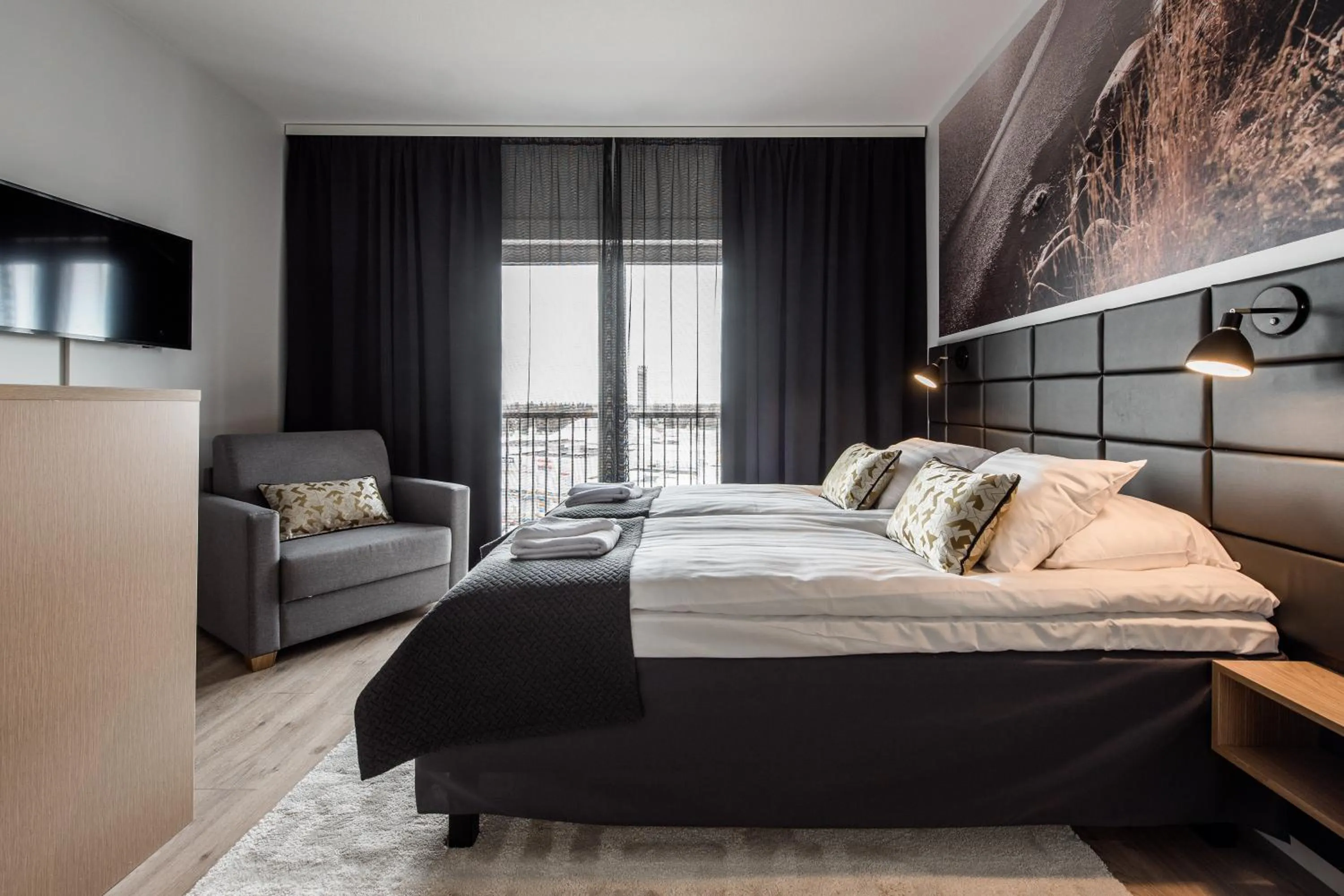 Area and facilities, Bed in Forenom Aparthotel Kempele