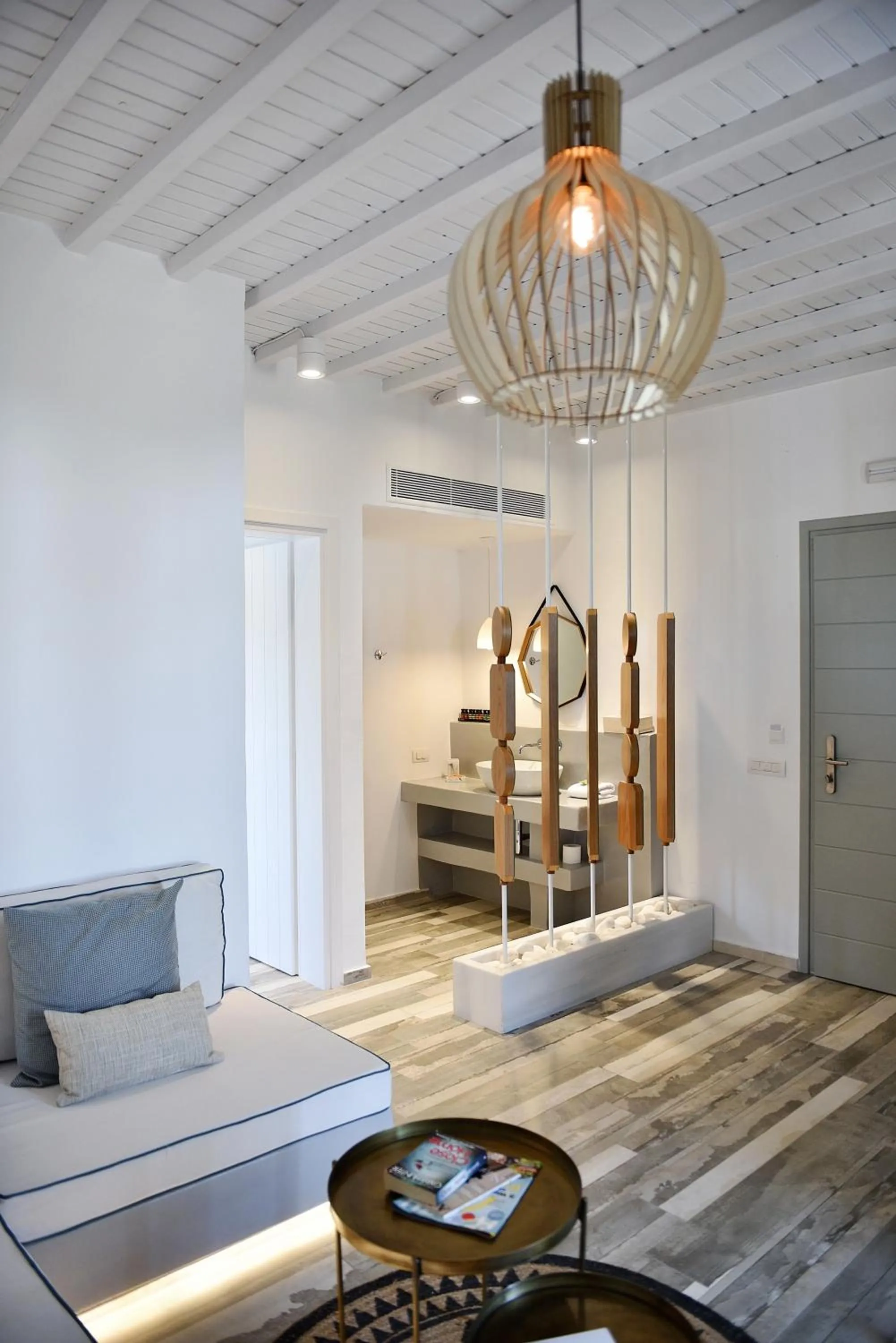 Seating area, Bed in Osom Resort