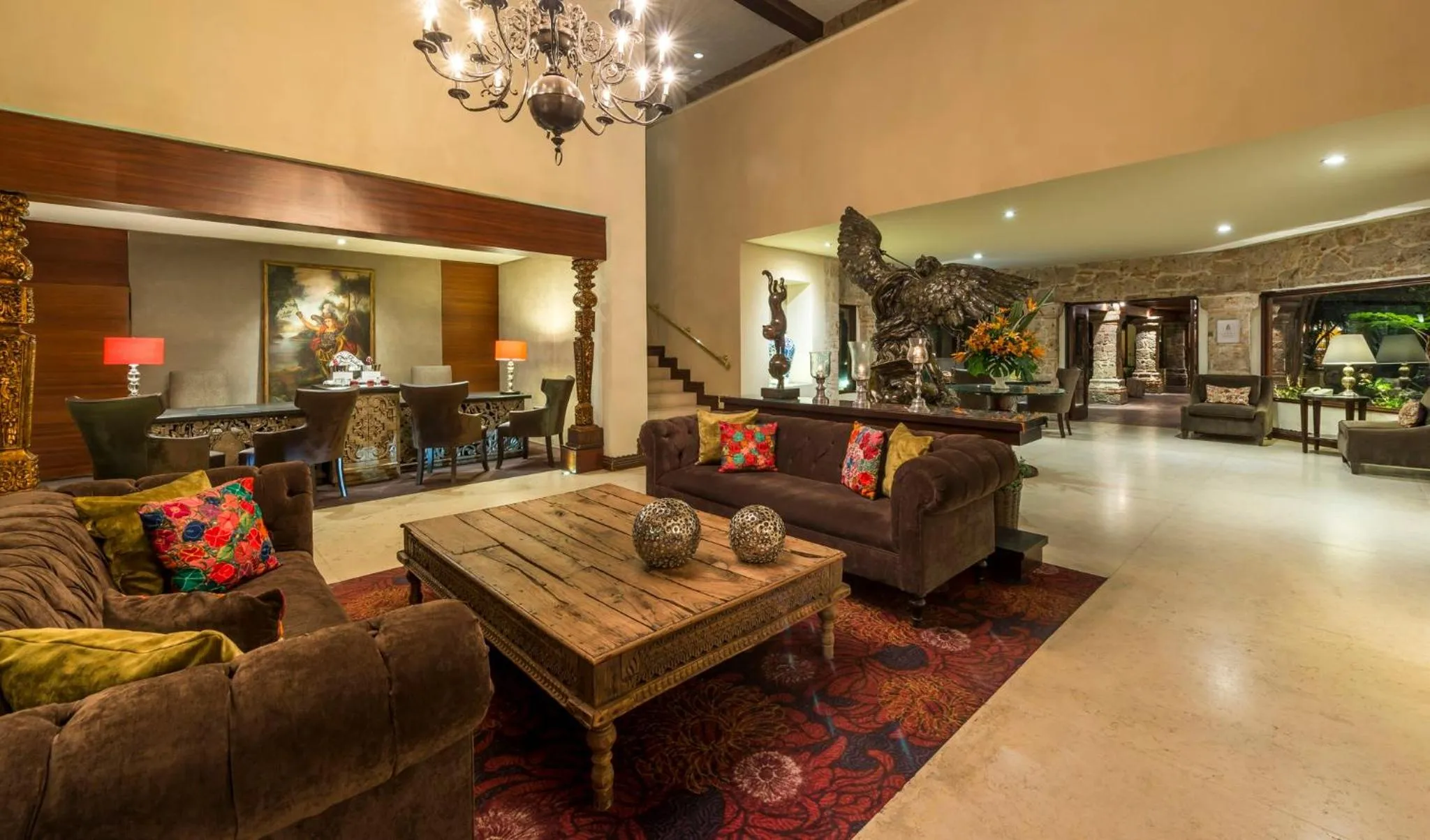 Lobby or reception in Quinta Real Guadalajara