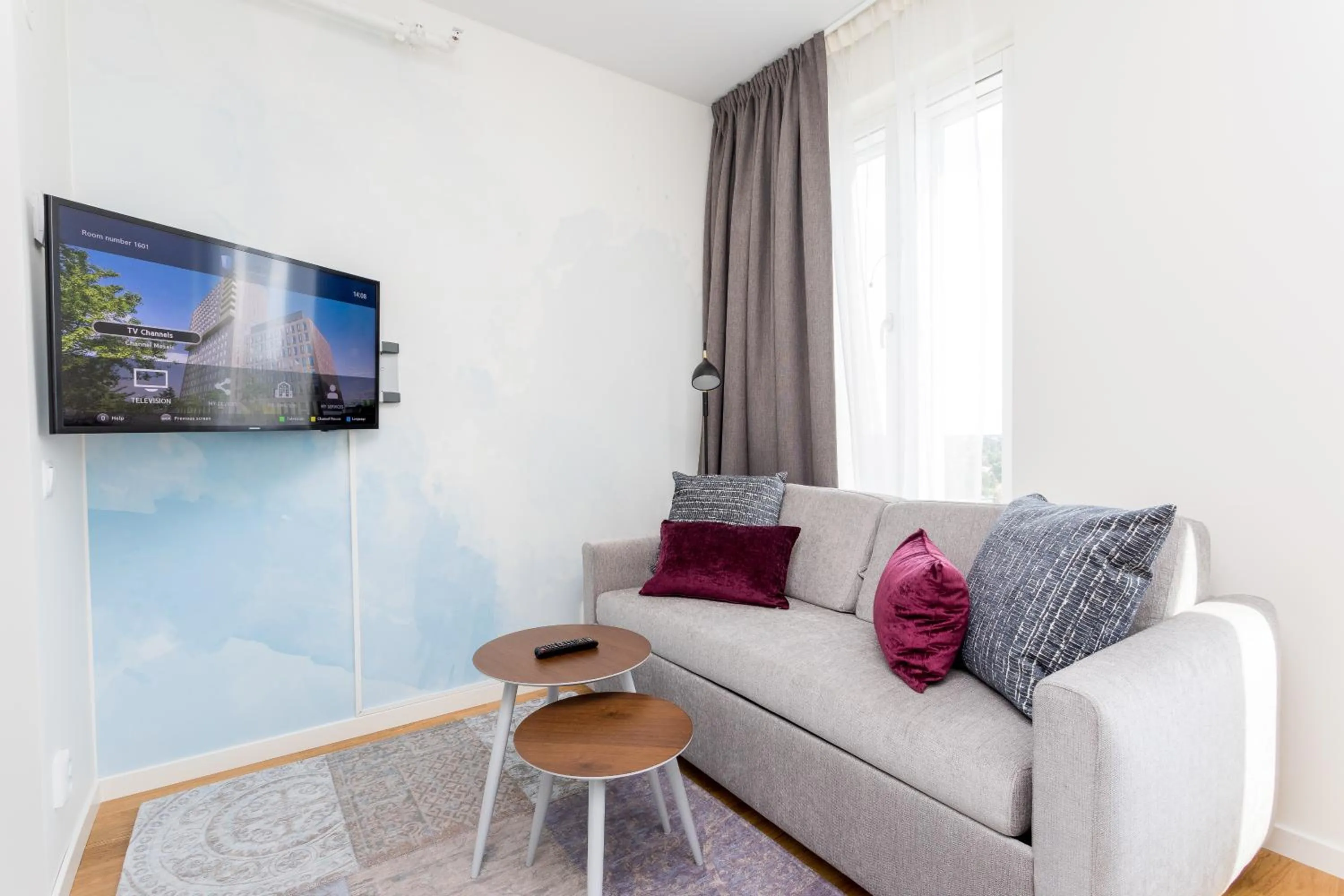 Living room in ApartDirect Älvsjö