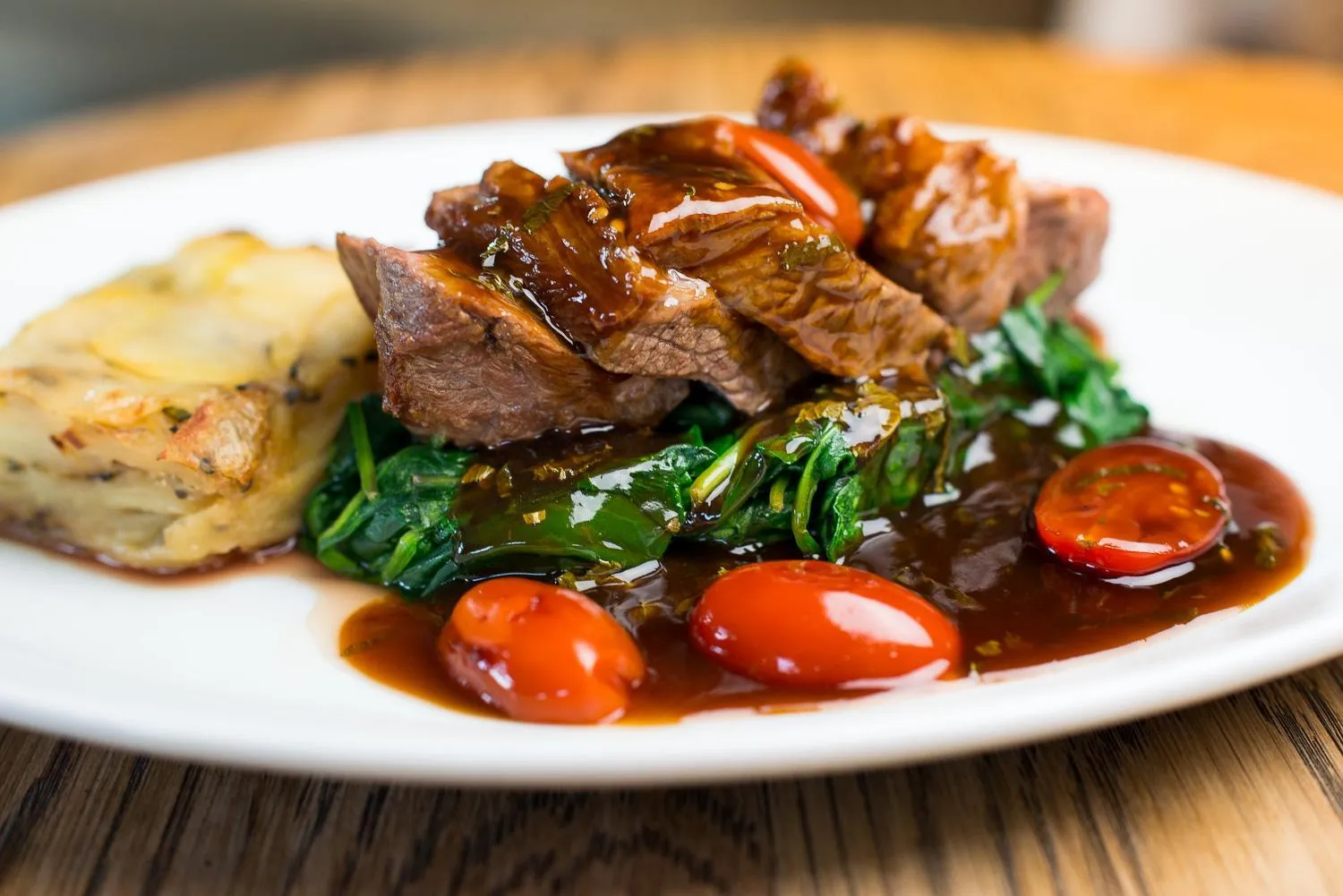 Food in The Alma Inn