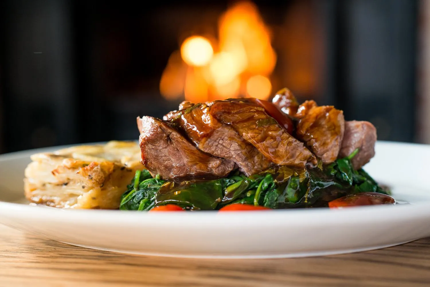 Food in The Alma Inn