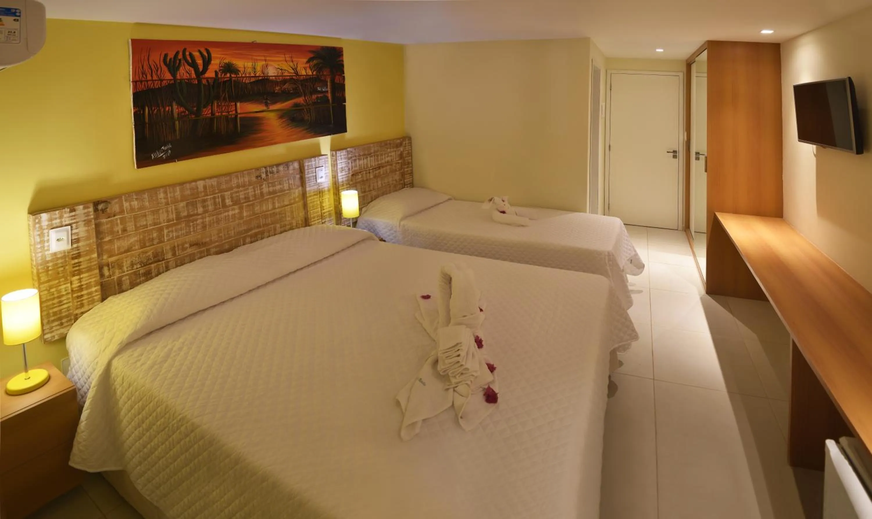 Bed in Pousada Maria Bonita Porto De Galinhas