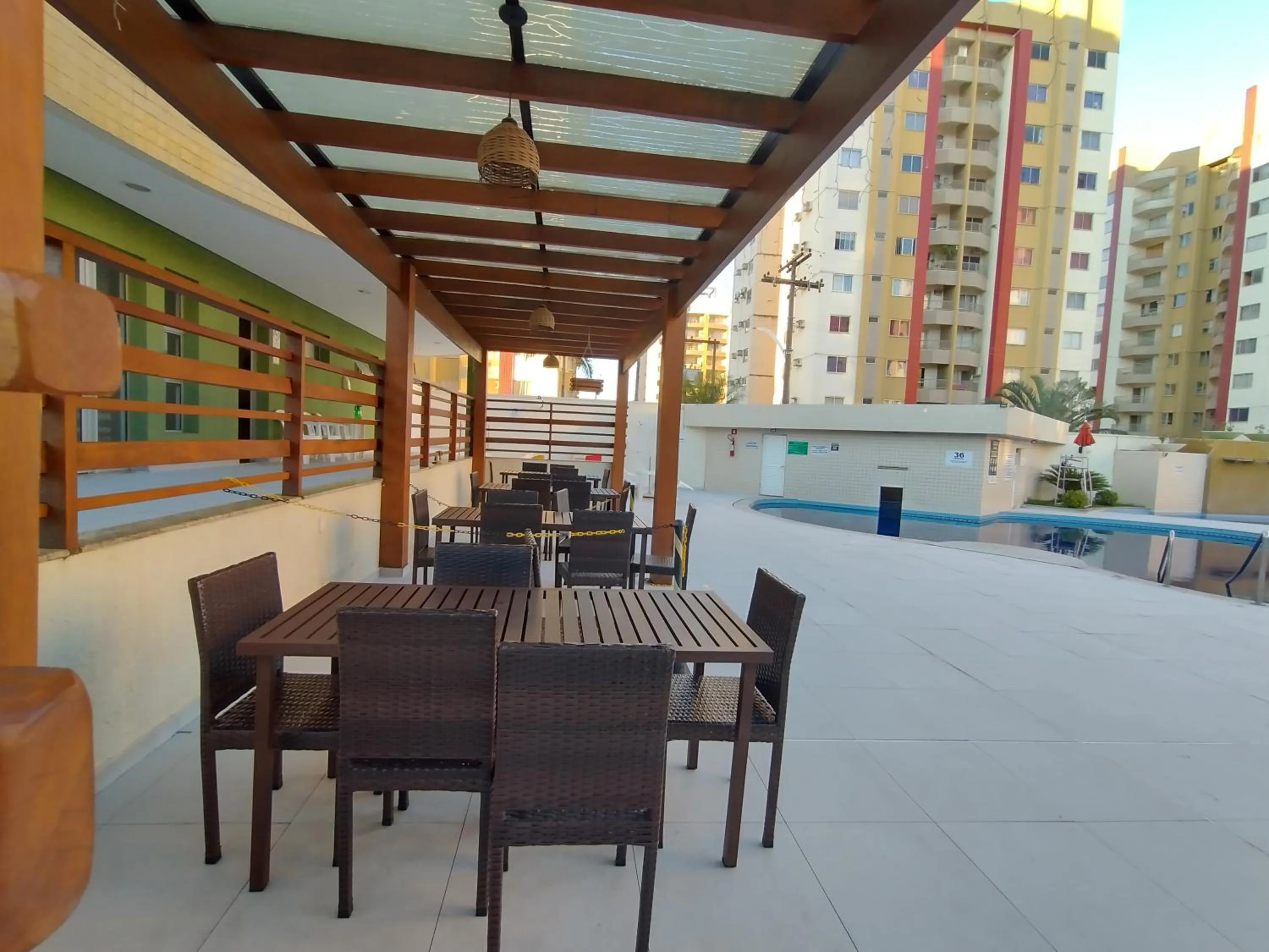 Seating area in Vitória das Thermas Caldas Novas - ACHEI FERIAS - Com Roupa de Cama