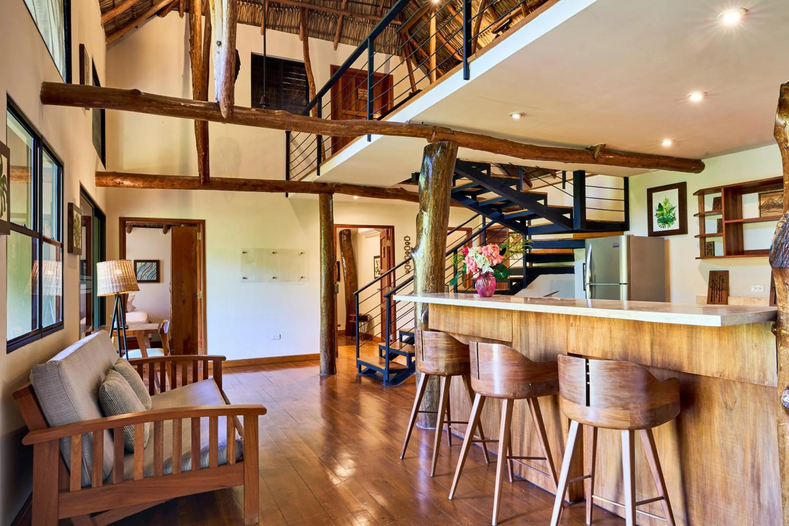 Living room in TreeCasa Hotel & Resort Nicaragua