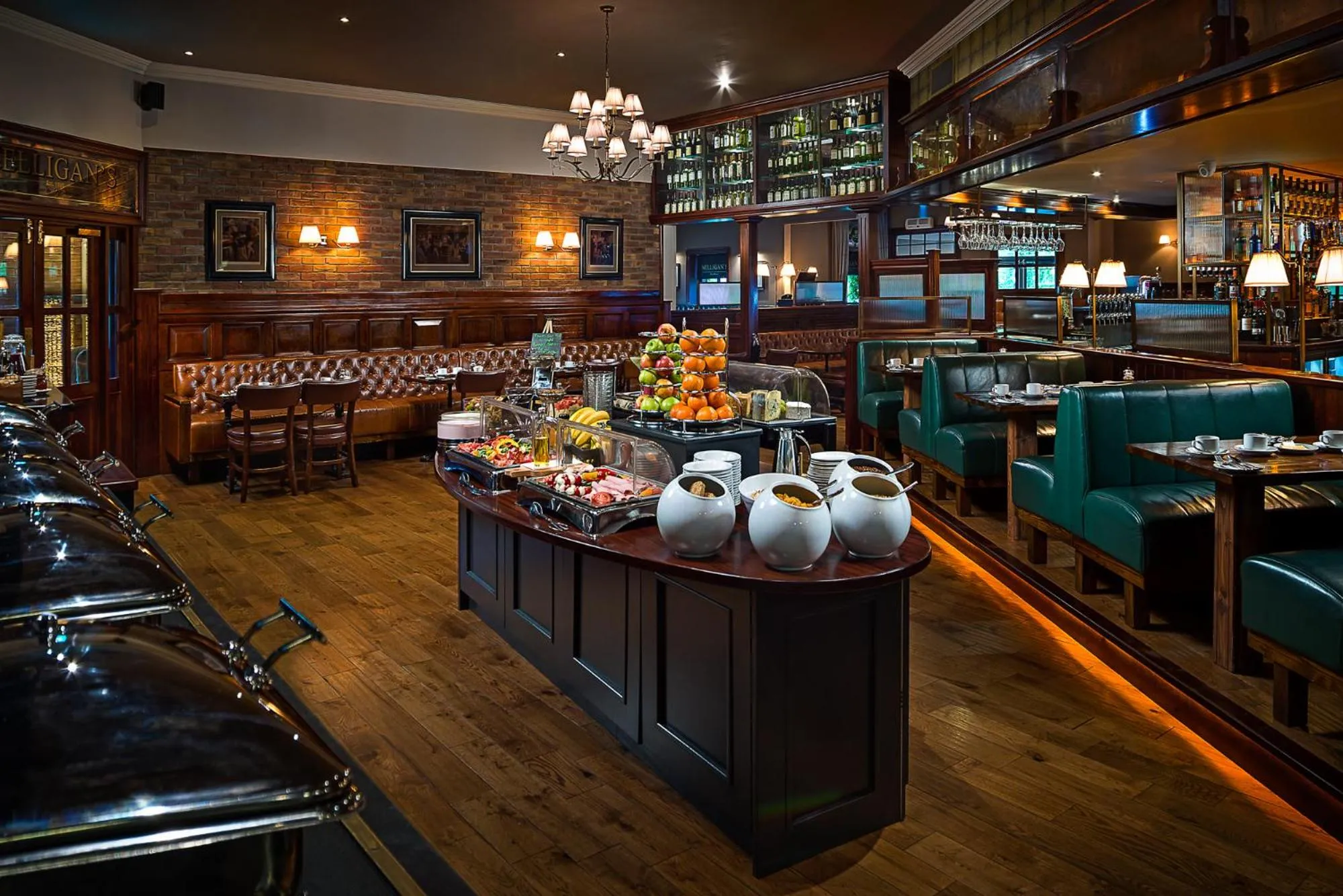 Buffet breakfast in Kilmurry Lodge Hotel