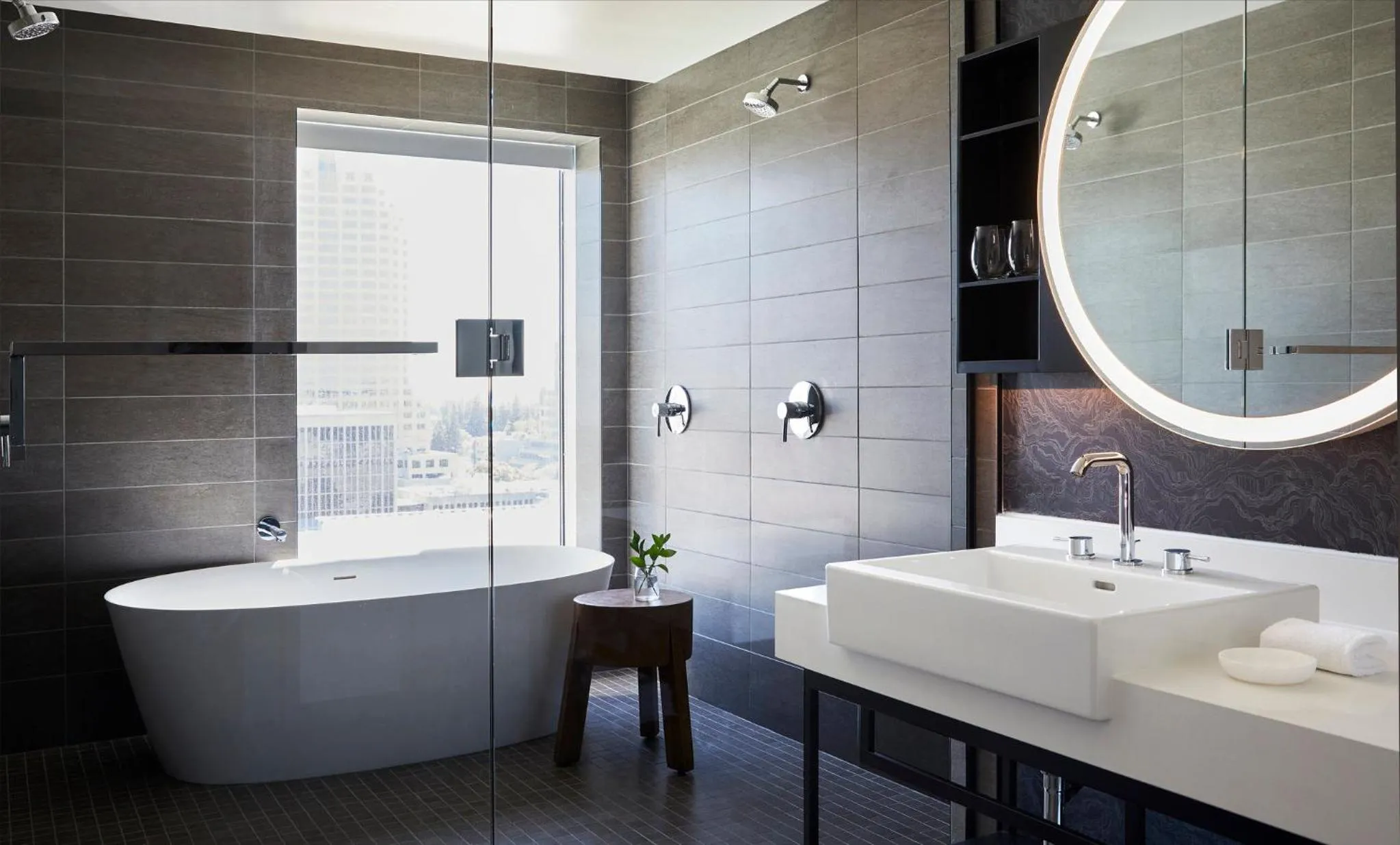Bathroom in Kimpton Sawyer Hotel by IHG