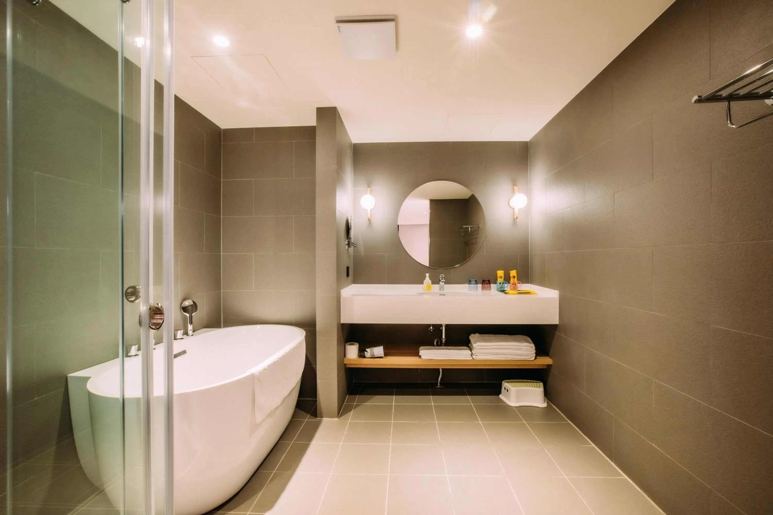 Bathroom in Mega Hotel