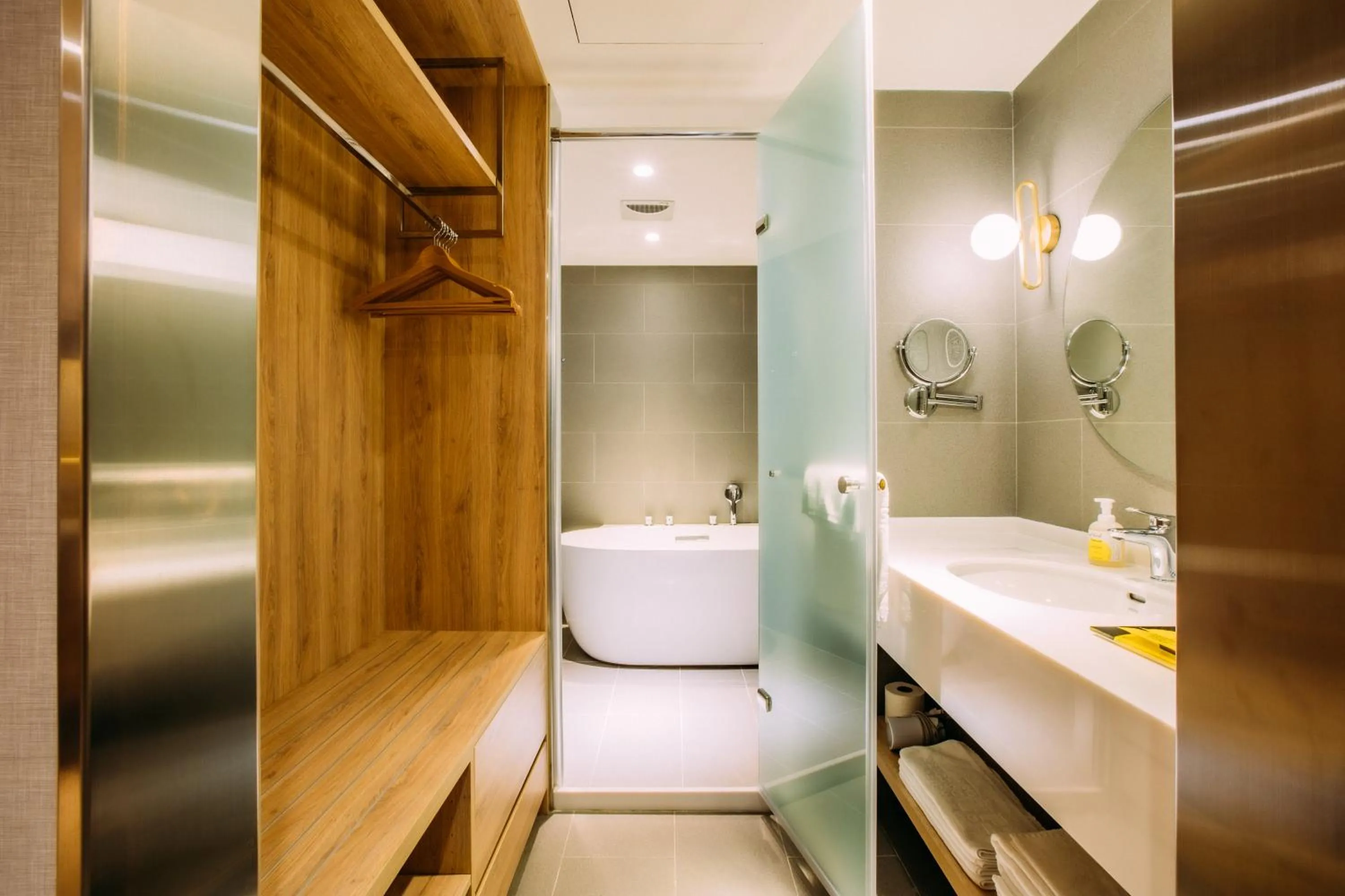 Bathroom in Mega Hotel