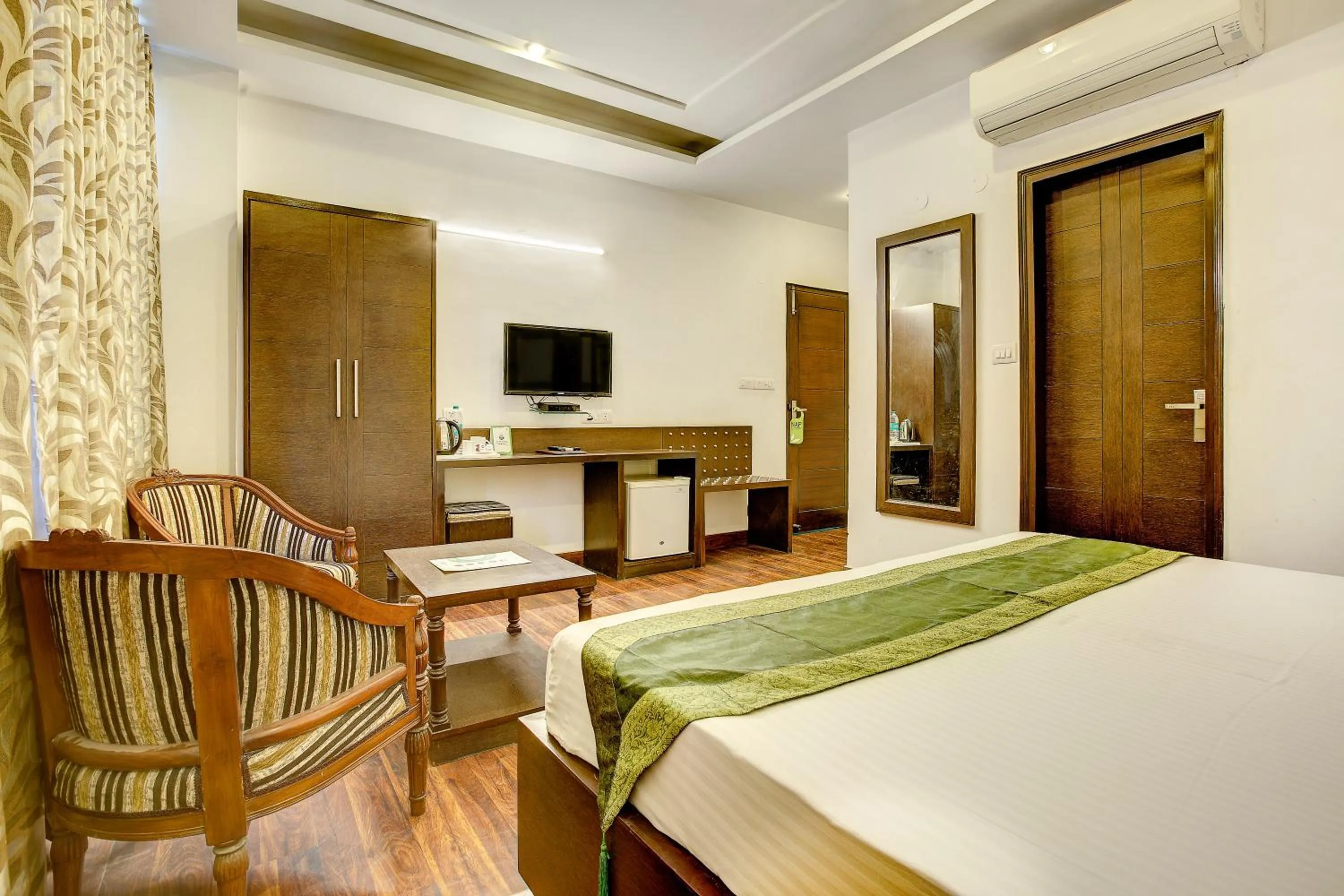 Bedroom, Bed in Treebo C T International