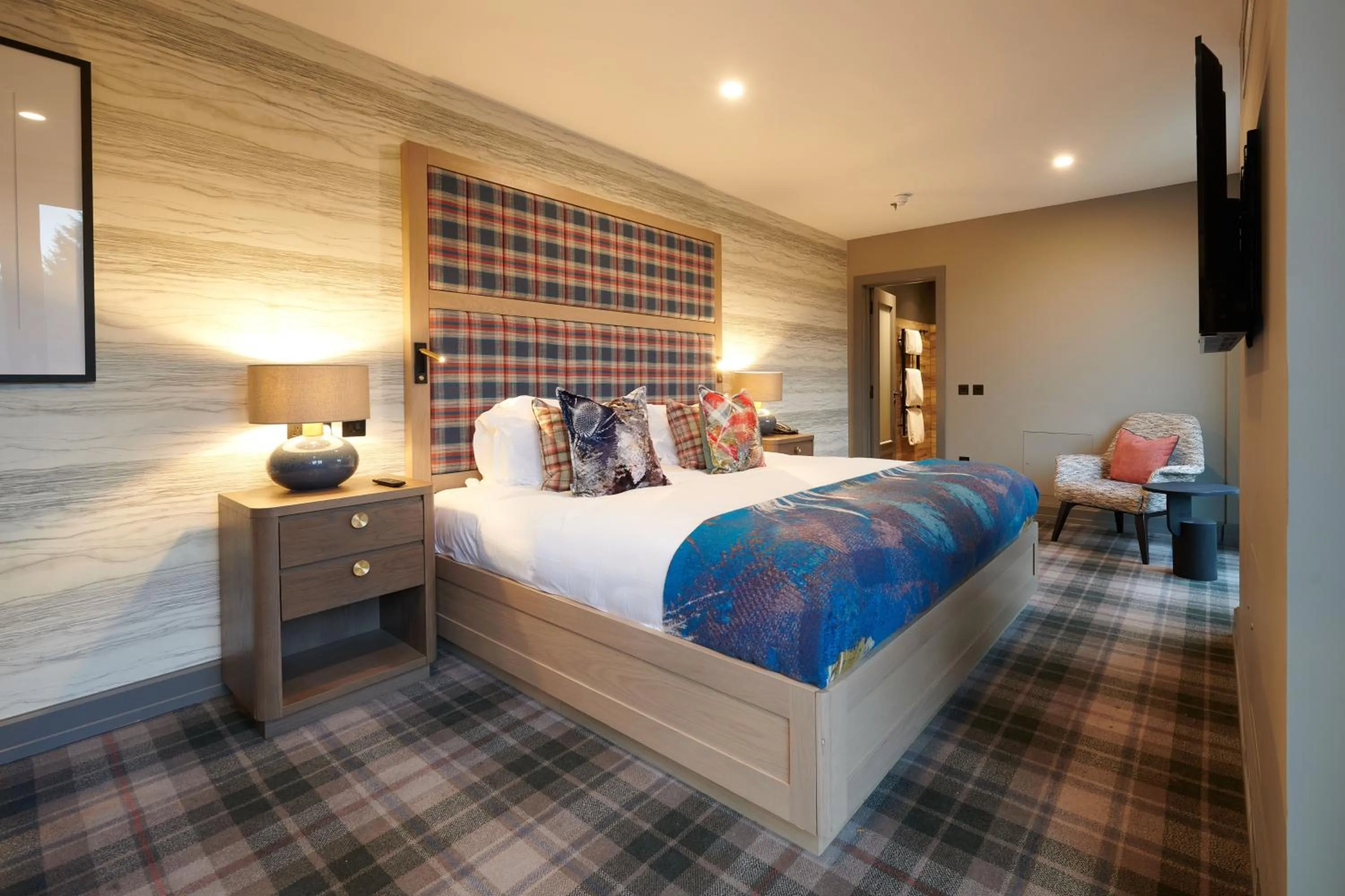 Bed in Cameron House on Loch Lomond