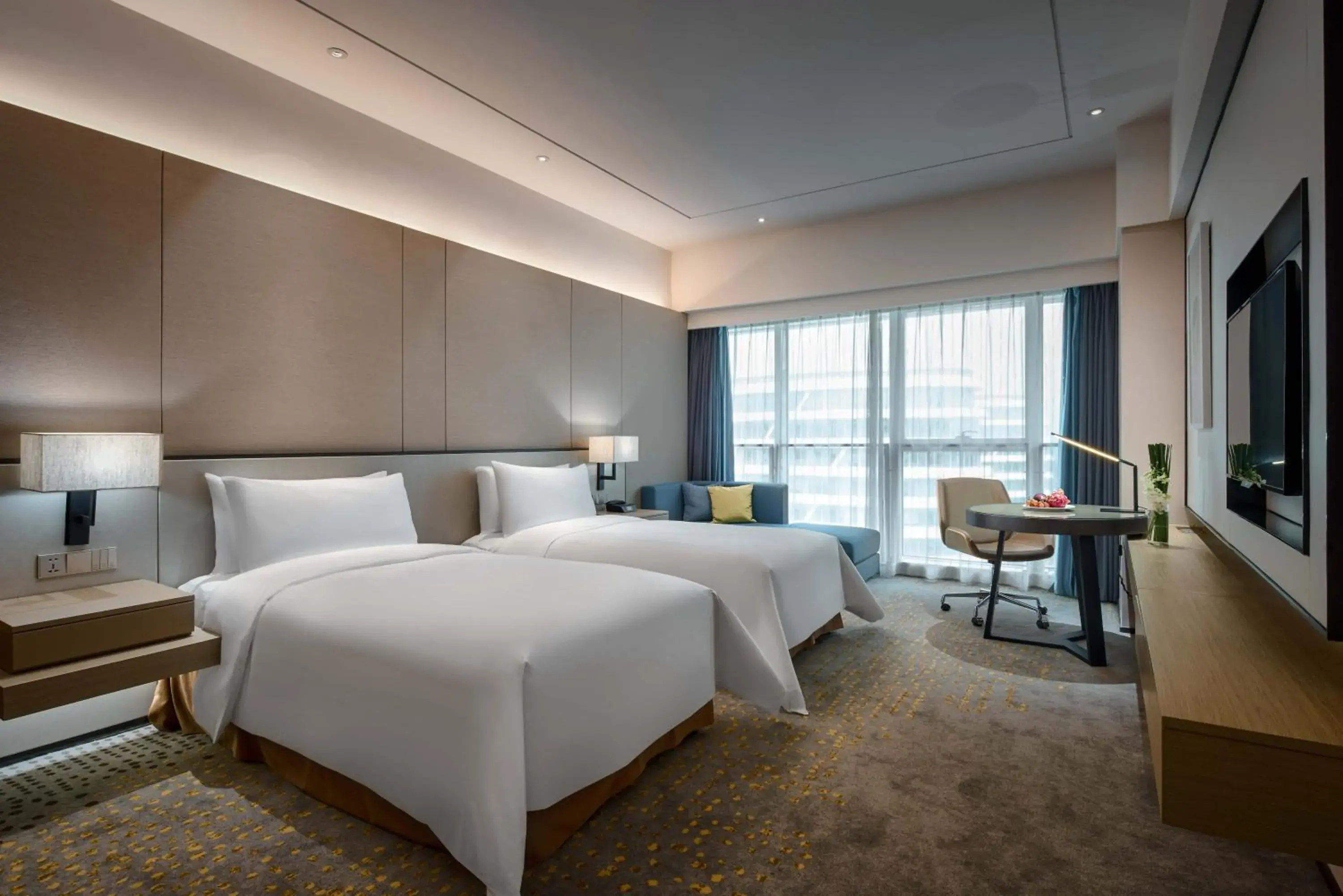 Superior Twin Room in The QUBE Hotel Shanghai Hongqiao Superior Twin Room in The QUBE Hotel Shanghai Hongqiao