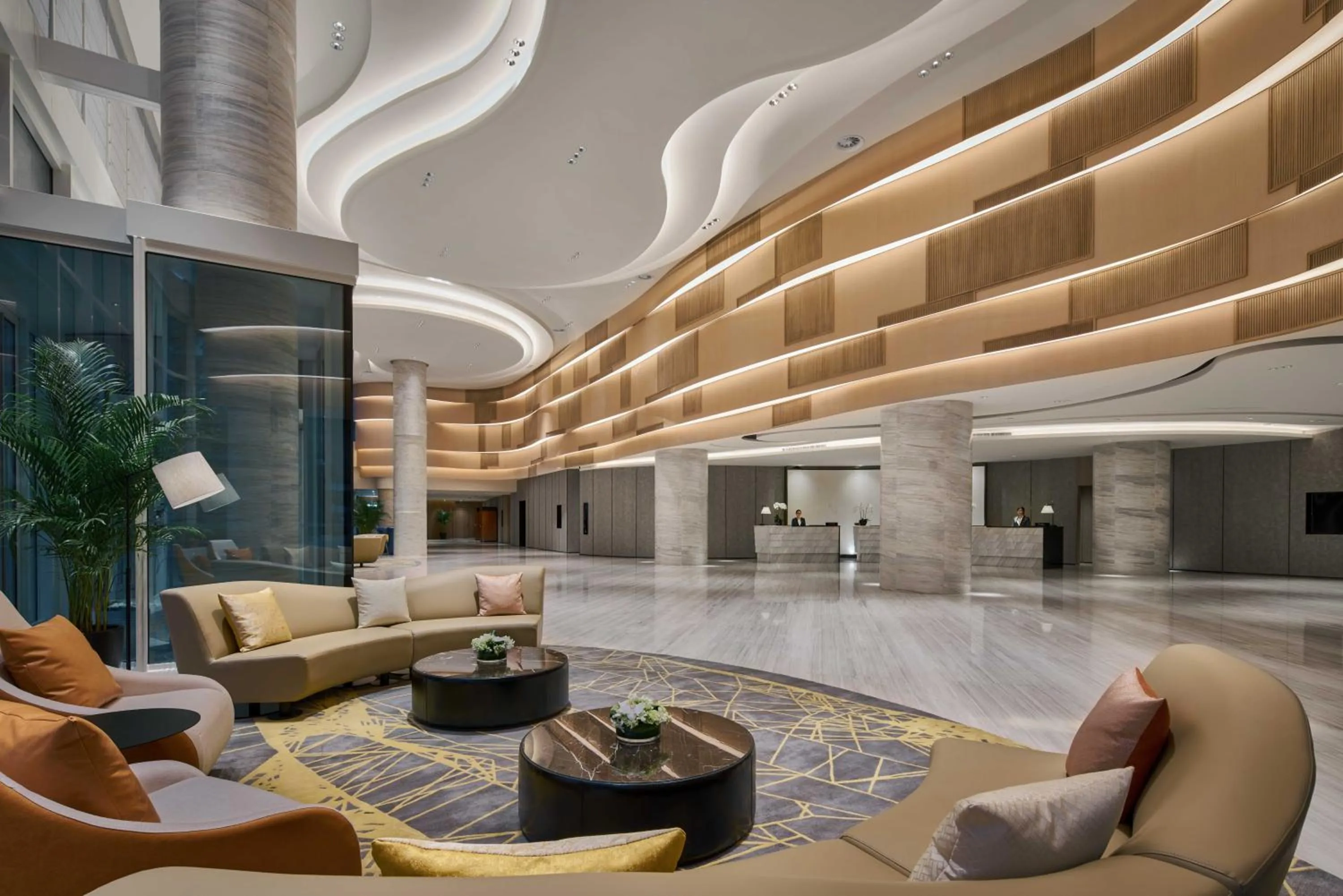 Lobby or reception in The QUBE Hotel Shanghai Hongqiao