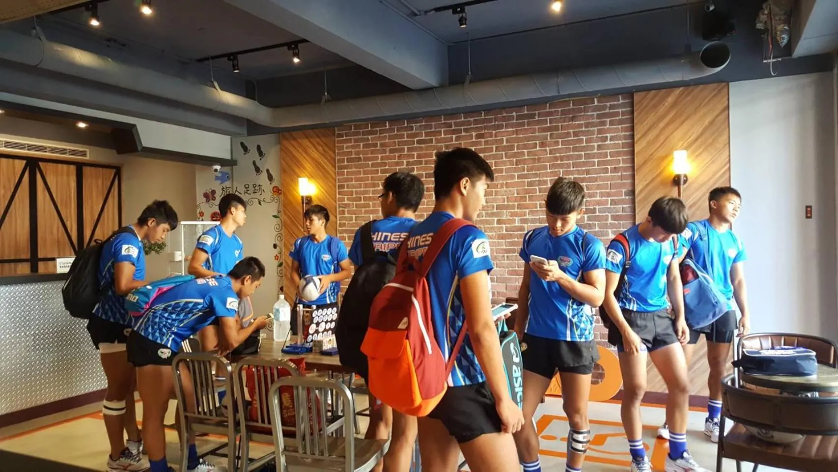 People in Taipei Travelers International Hostel