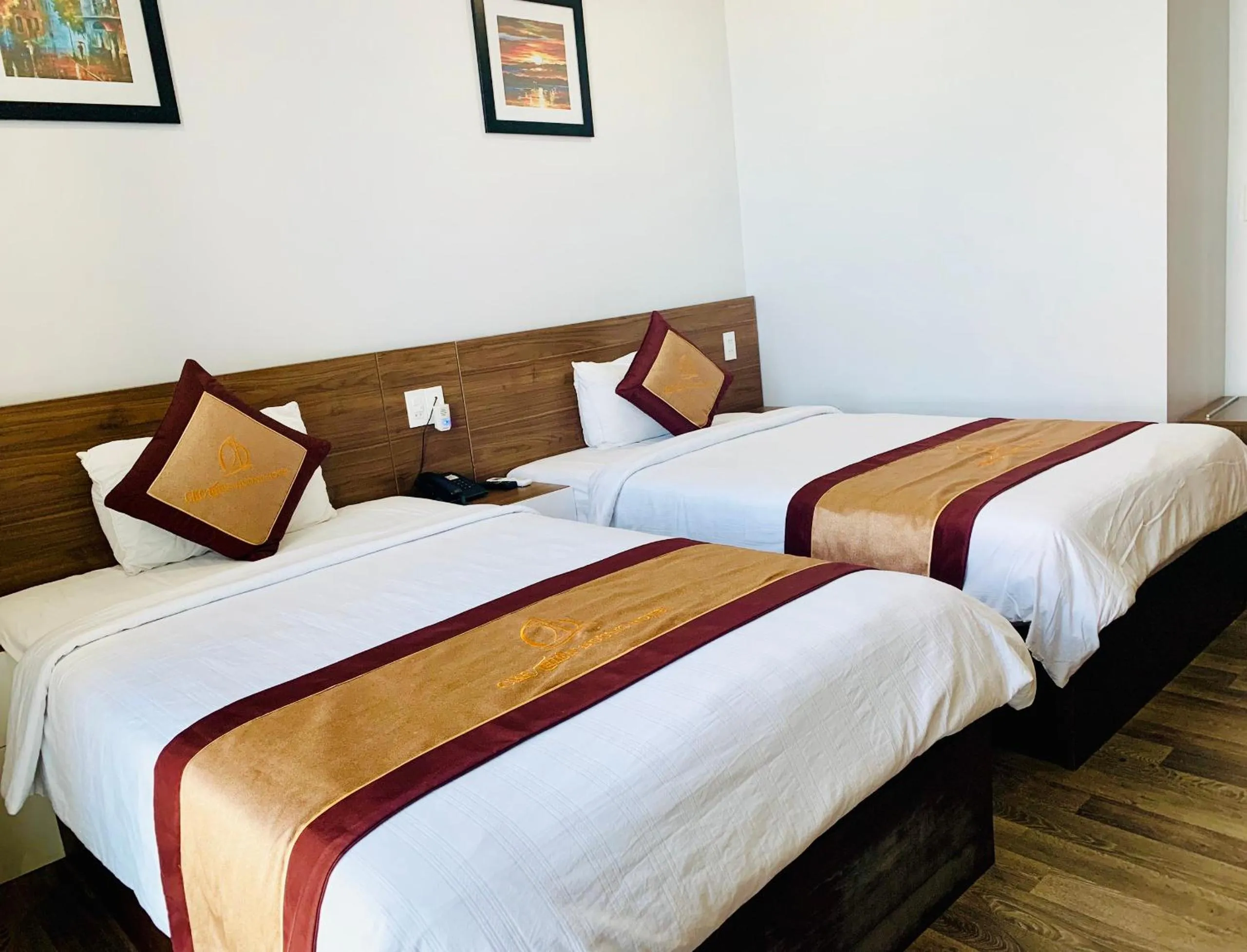 Bed in CKC Thien Duong Hotel