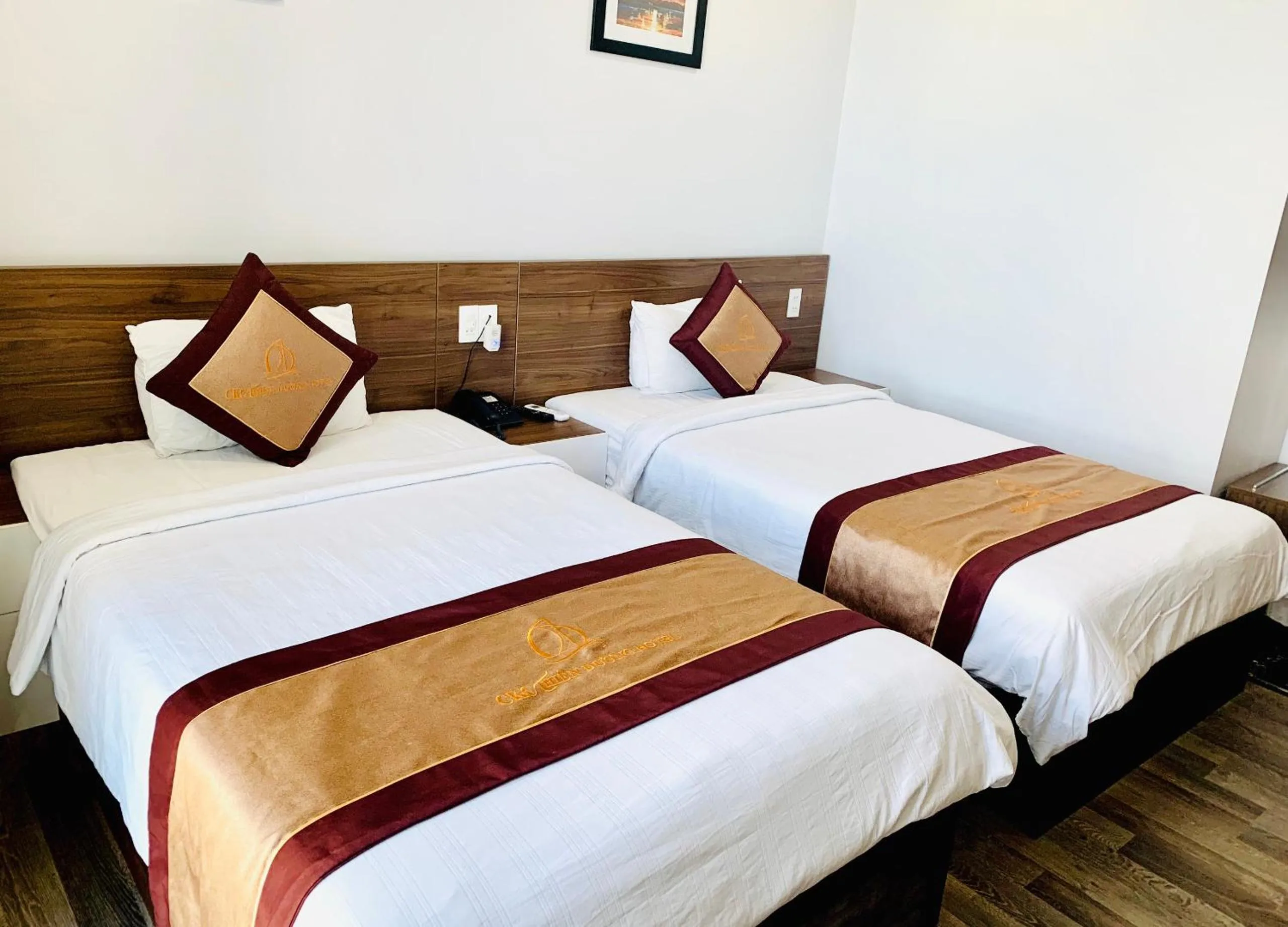 Bed in CKC Thien Duong Hotel