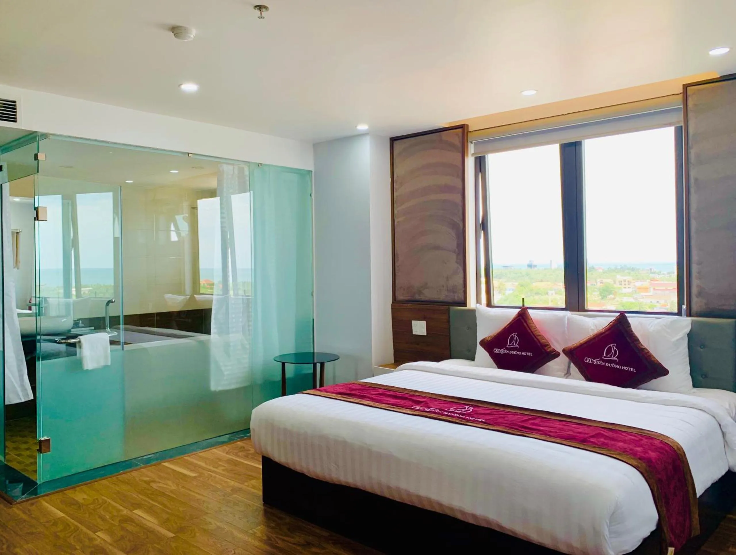 Bed in CKC Thien Duong Hotel