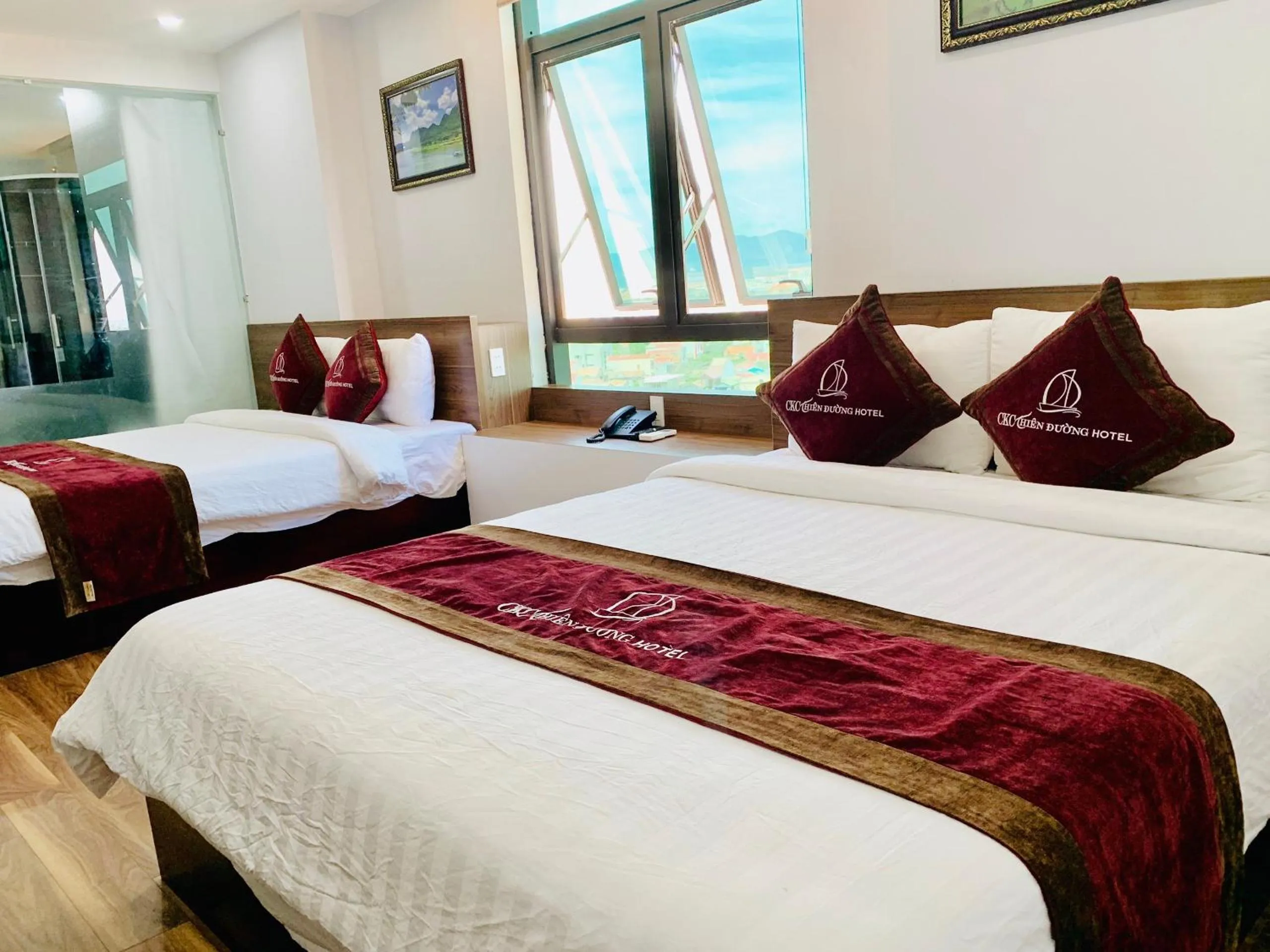 Bed in CKC Thien Duong Hotel