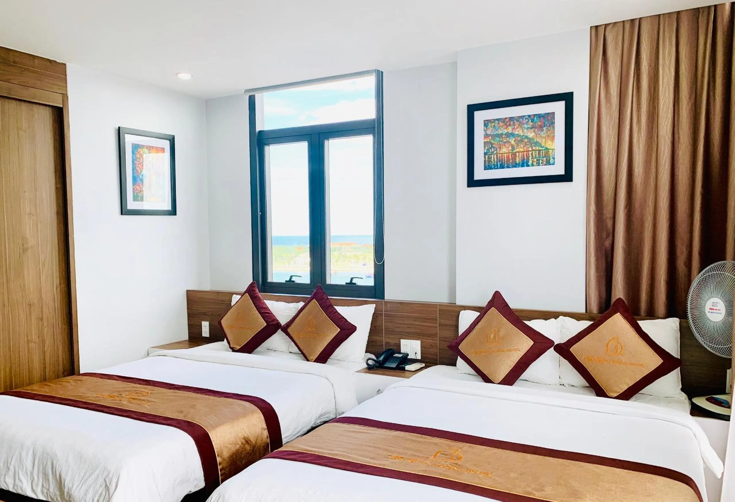 Bed in CKC Thien Duong Hotel