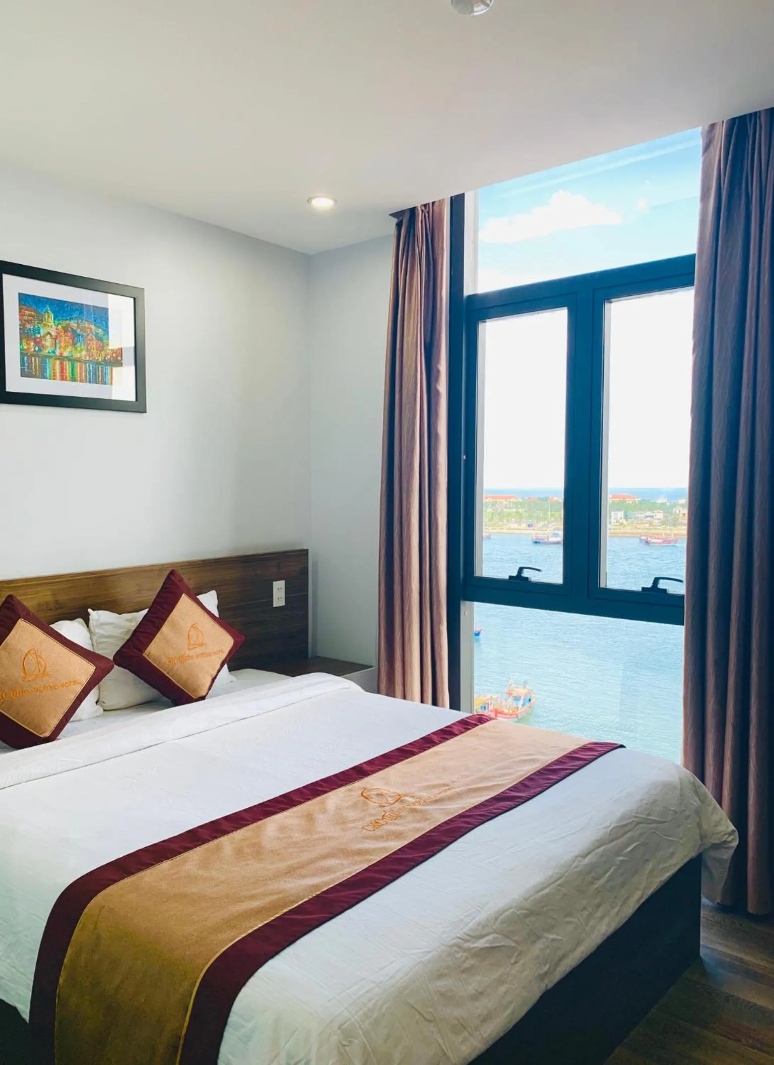 Bed in CKC Thien Duong Hotel