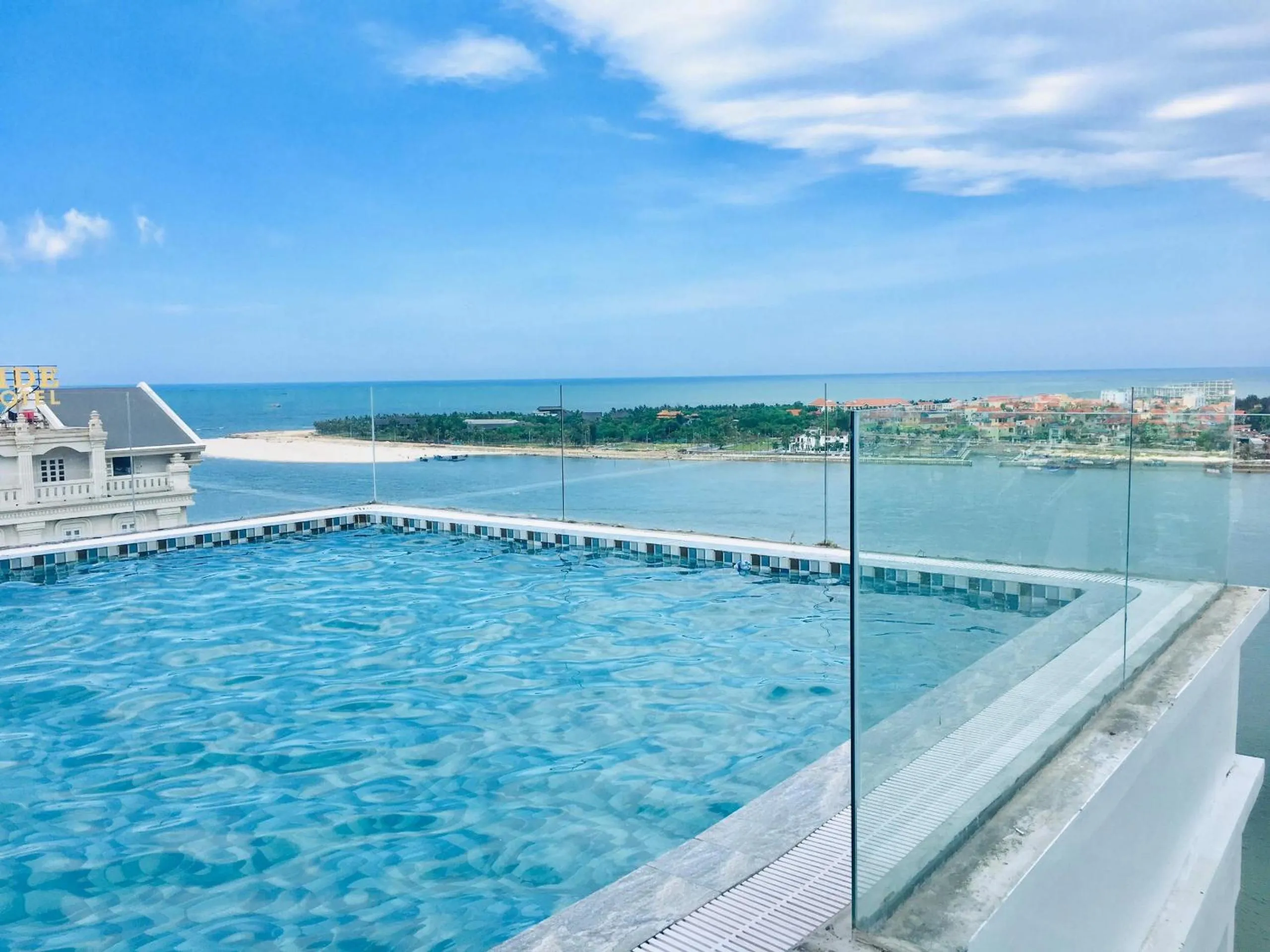 Swimming pool in CKC Thien Duong Hotel