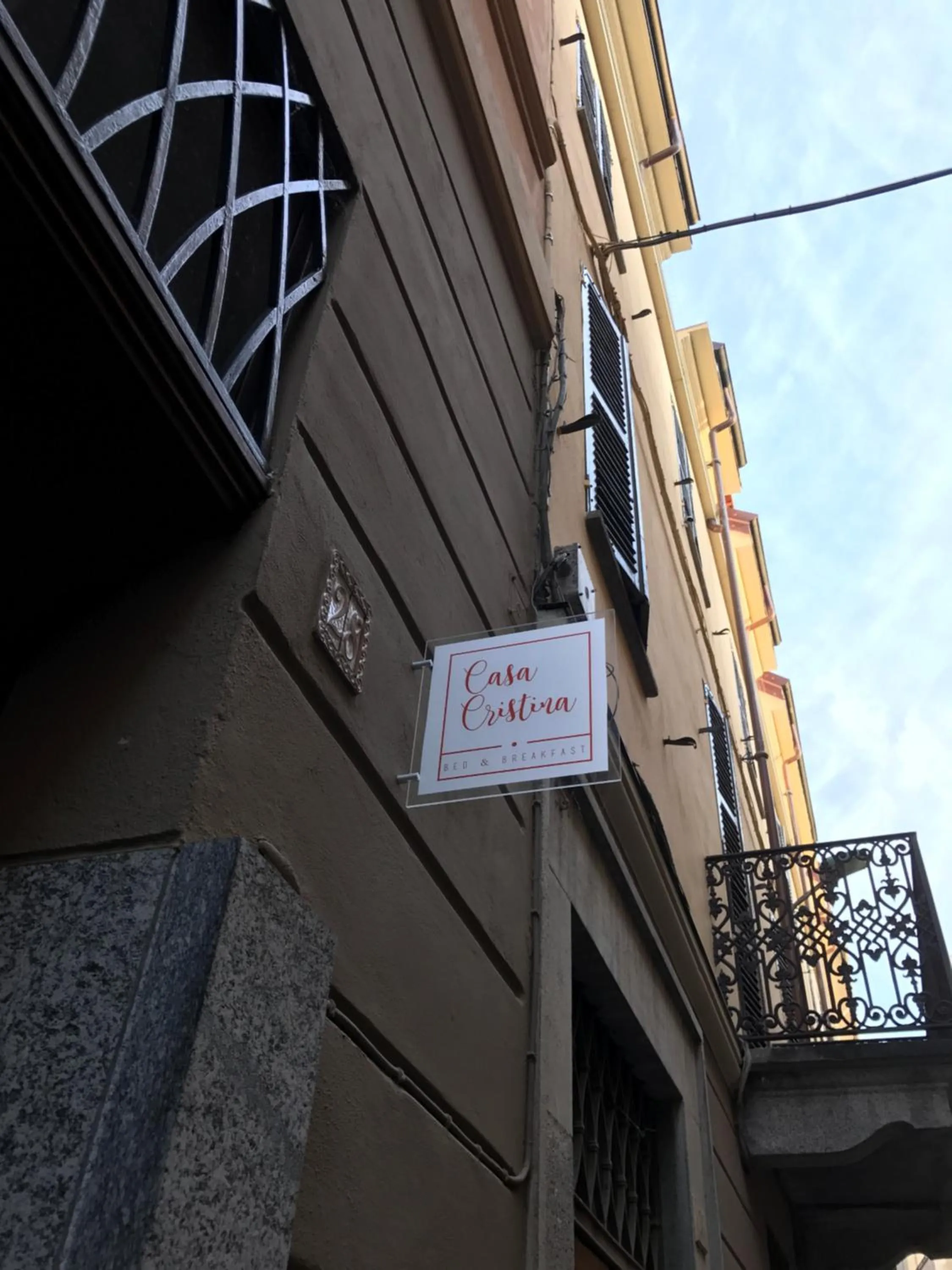 Facade/entrance in Casa Cristina