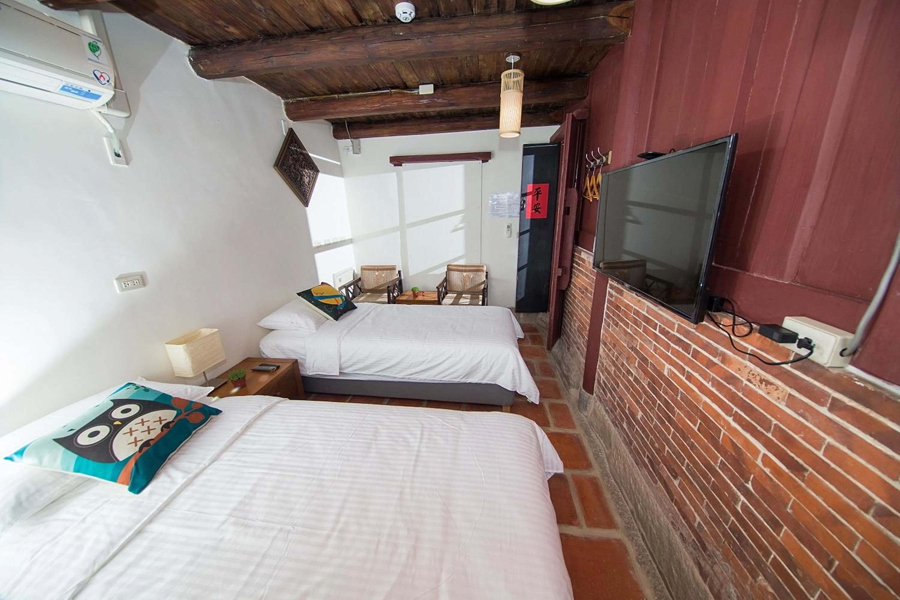 Bed in Patio Moonlight