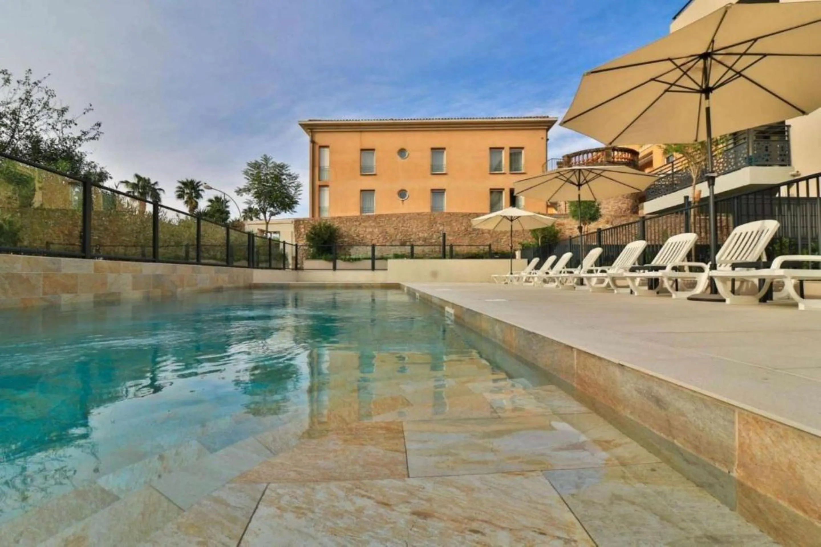 Pool view in Best Western Plus Sanary