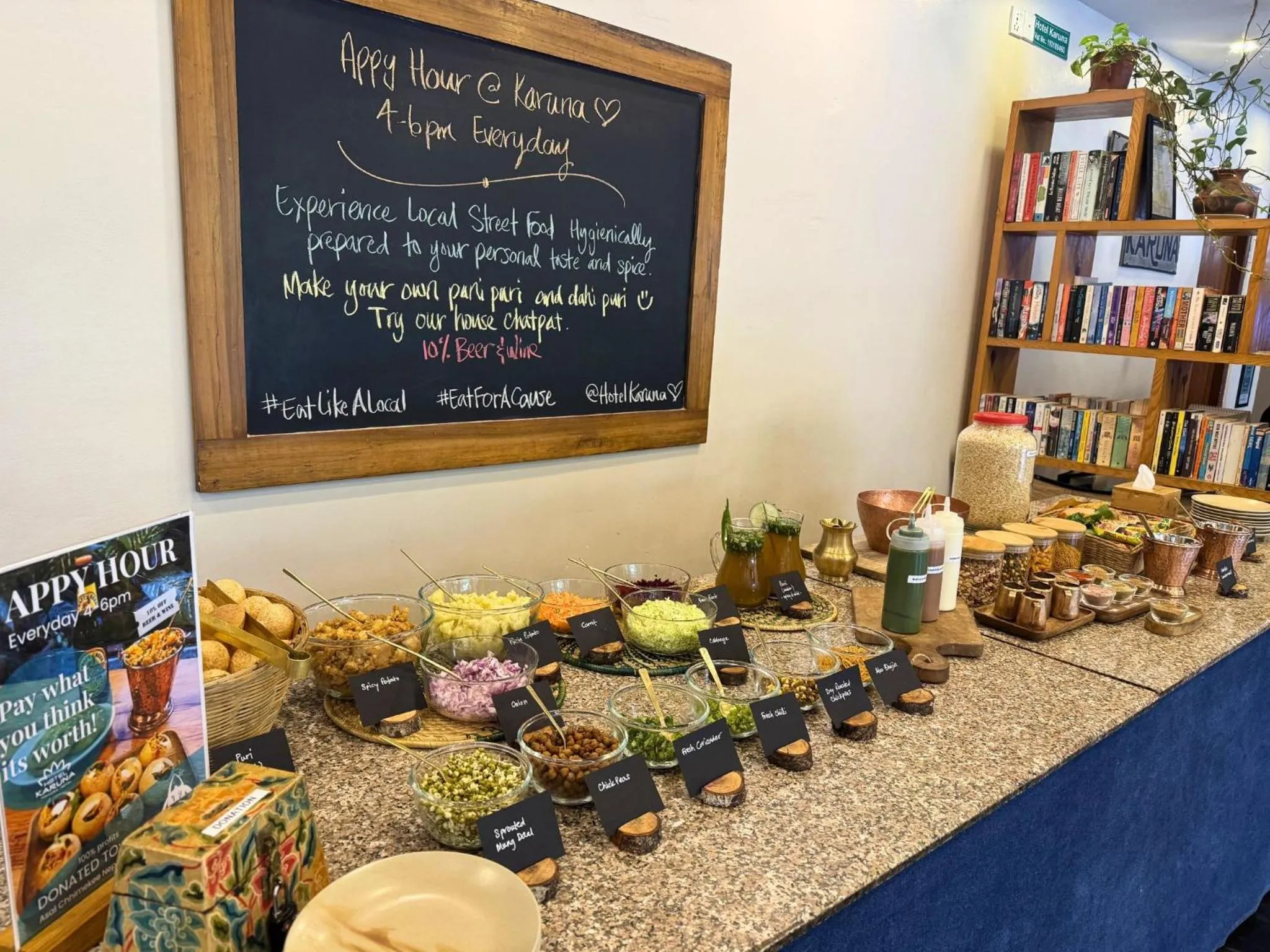 Library in Hotel Karuna