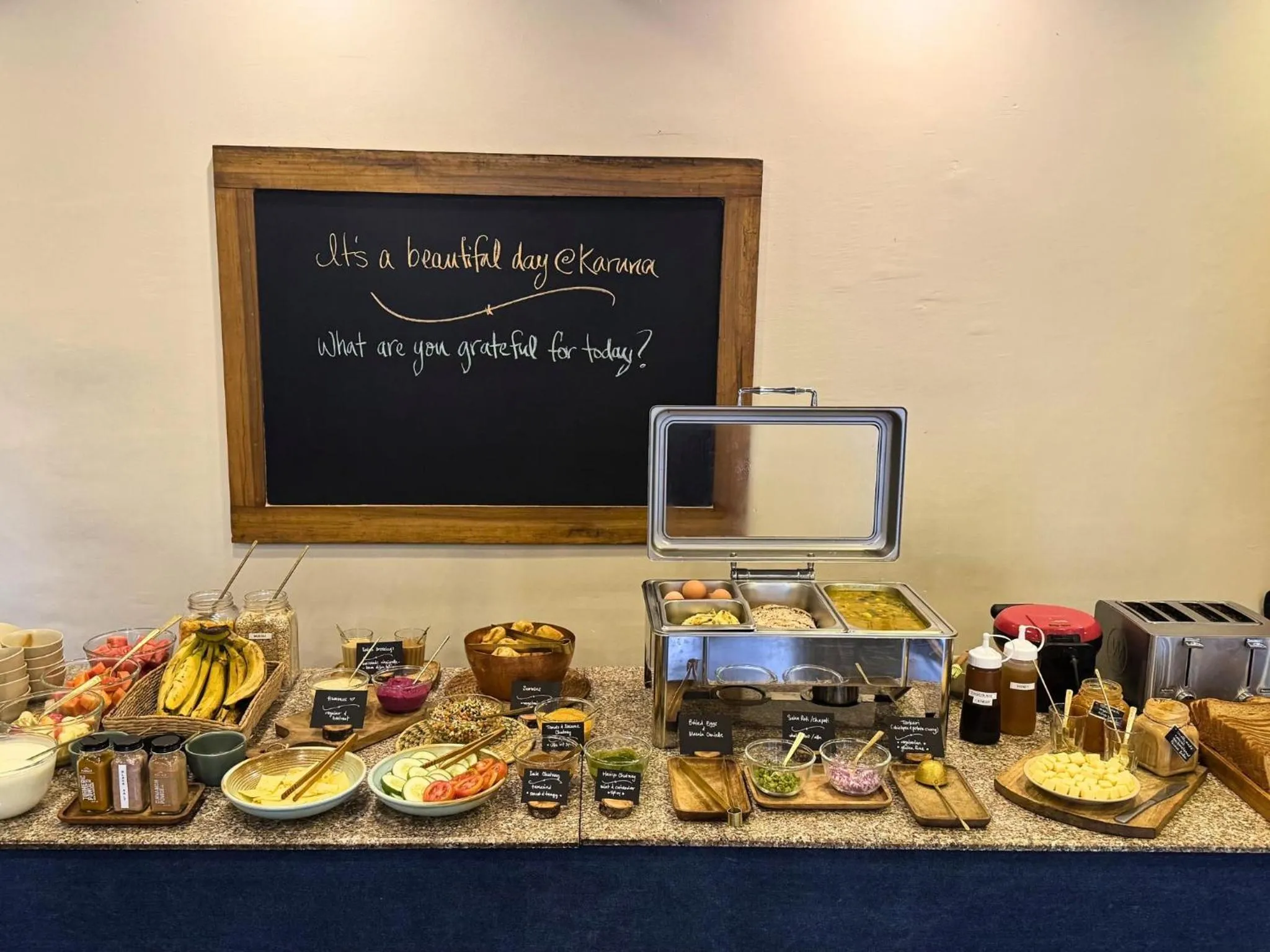 Breakfast in Hotel Karuna