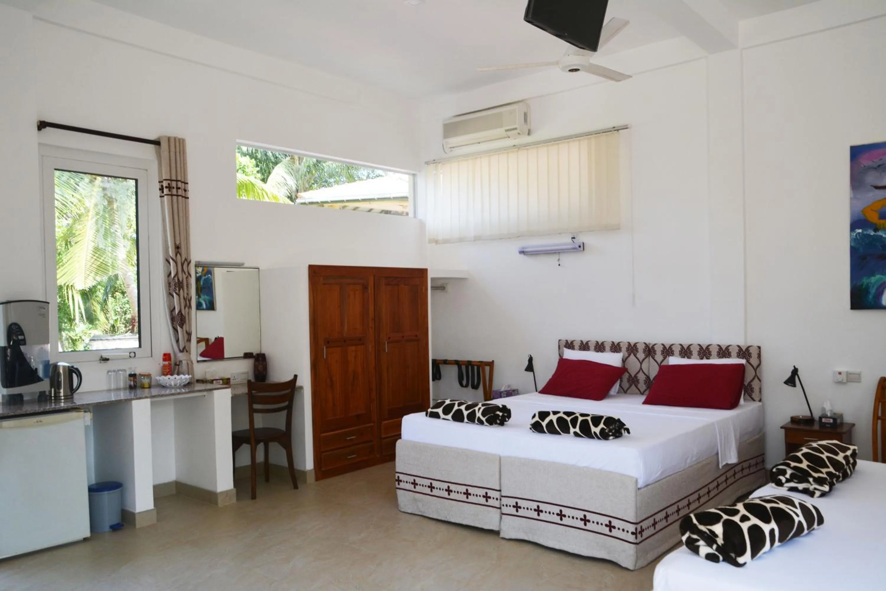 Bed in The Hilltop Boosa