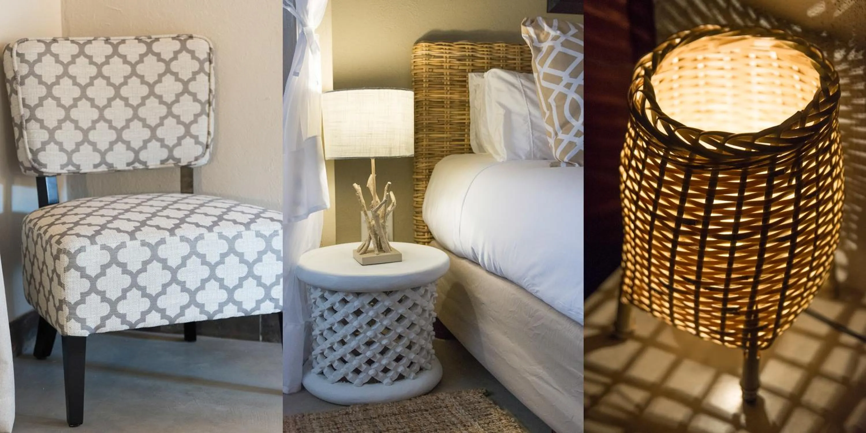 Decorative detail in Bushbaby River Lodge