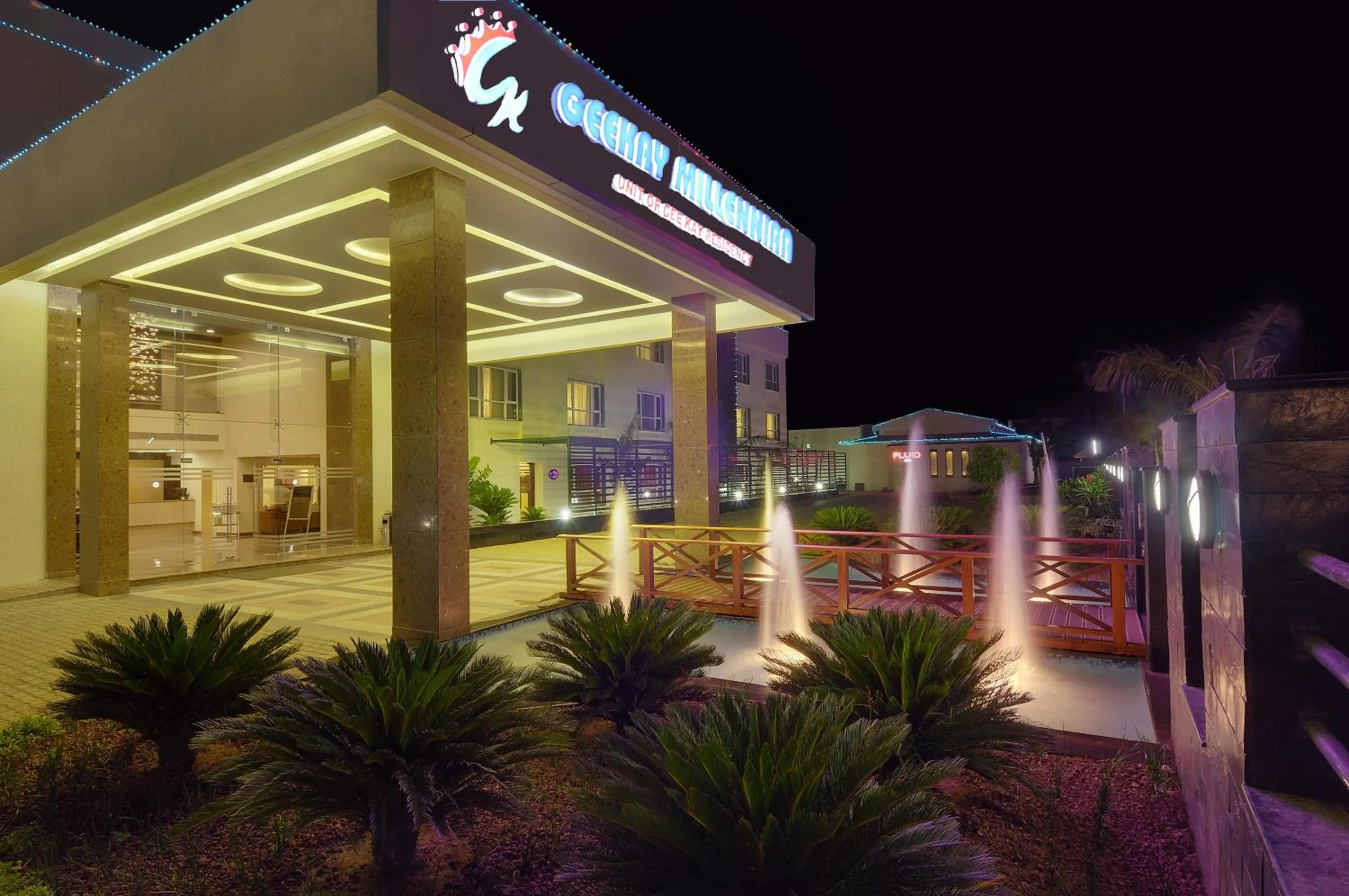 Facade/entrance in GeeKay Millenniaa