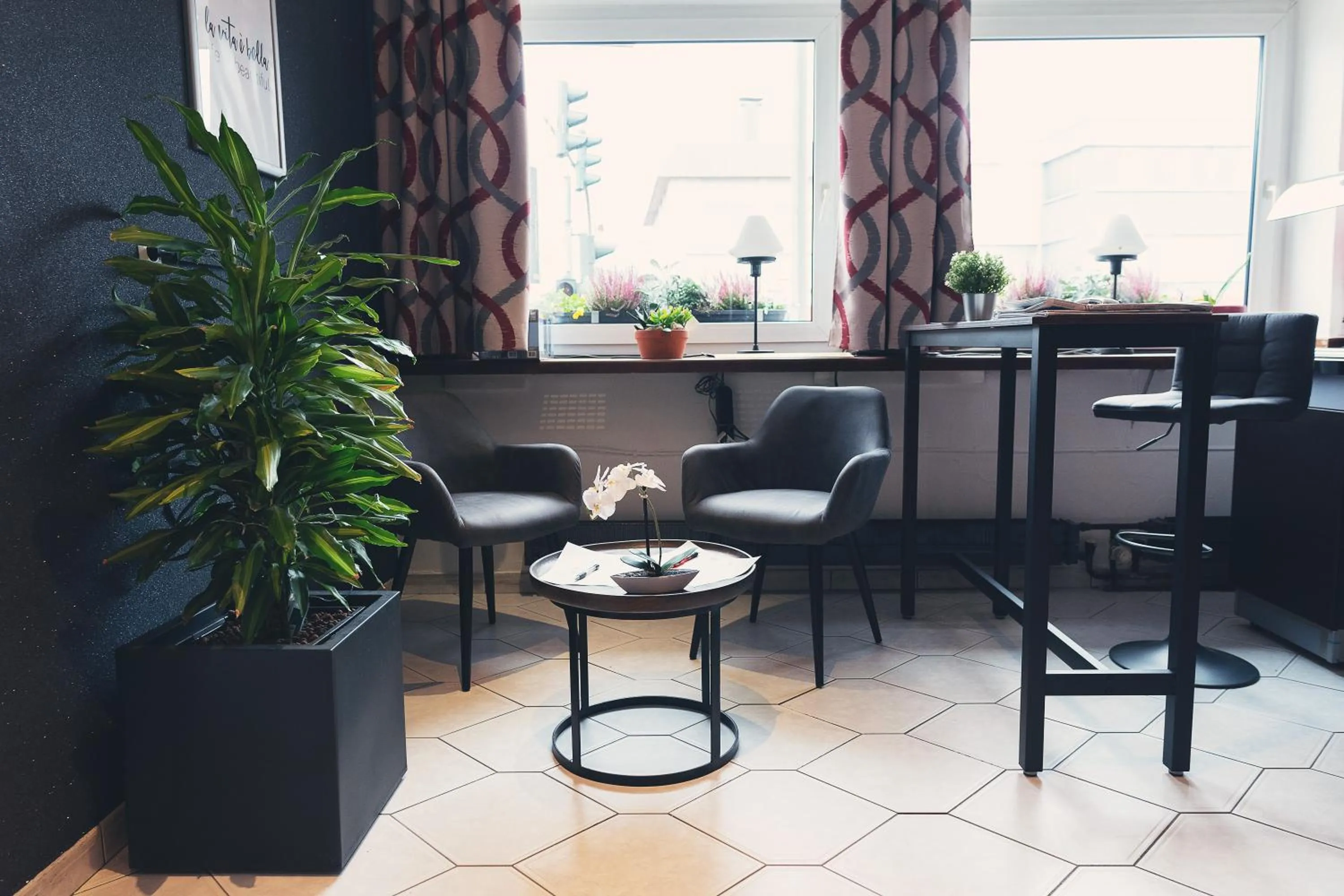 Lobby or reception in La Stella