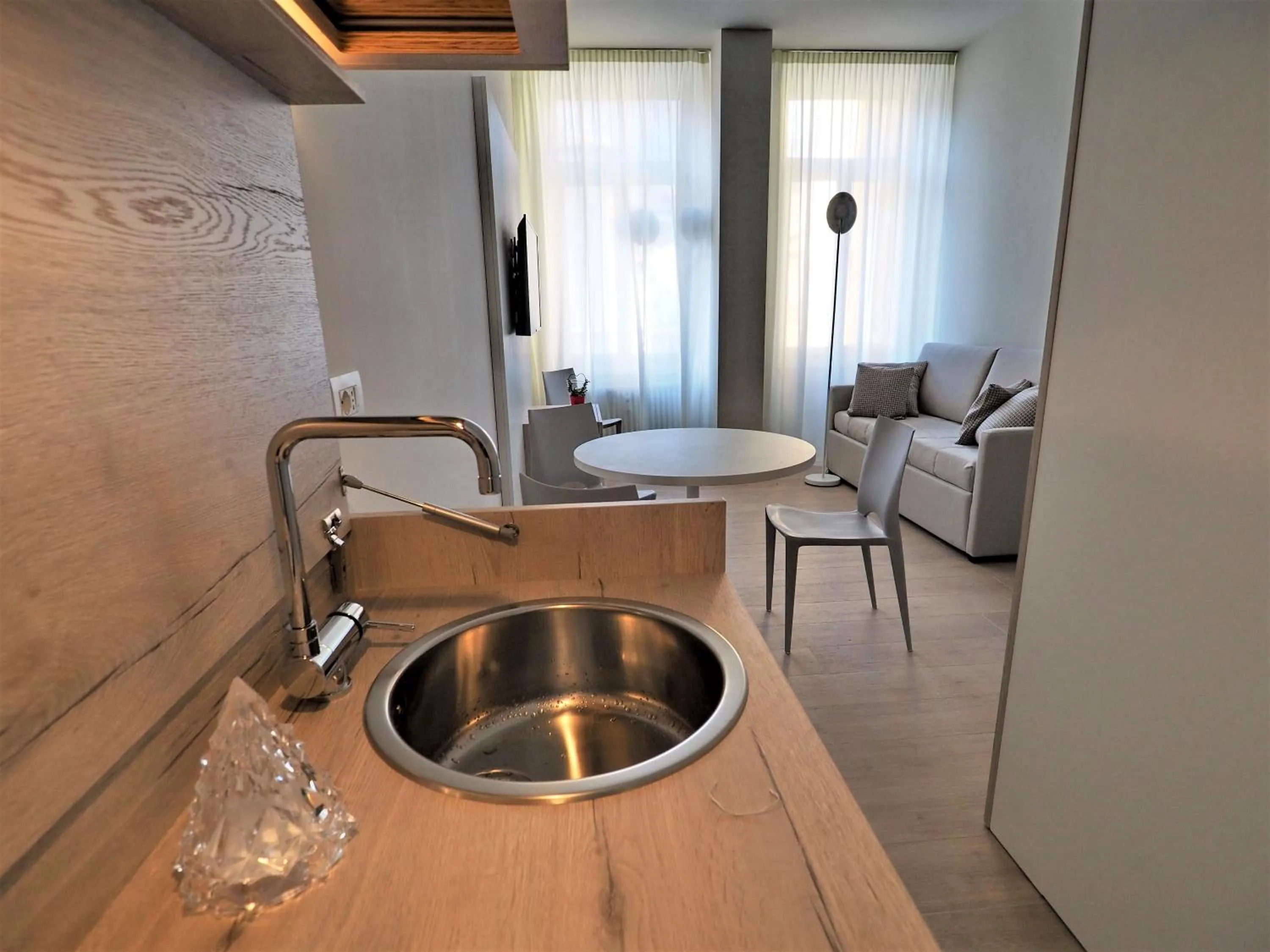 Kitchen or kitchenette in Albergo Accademia