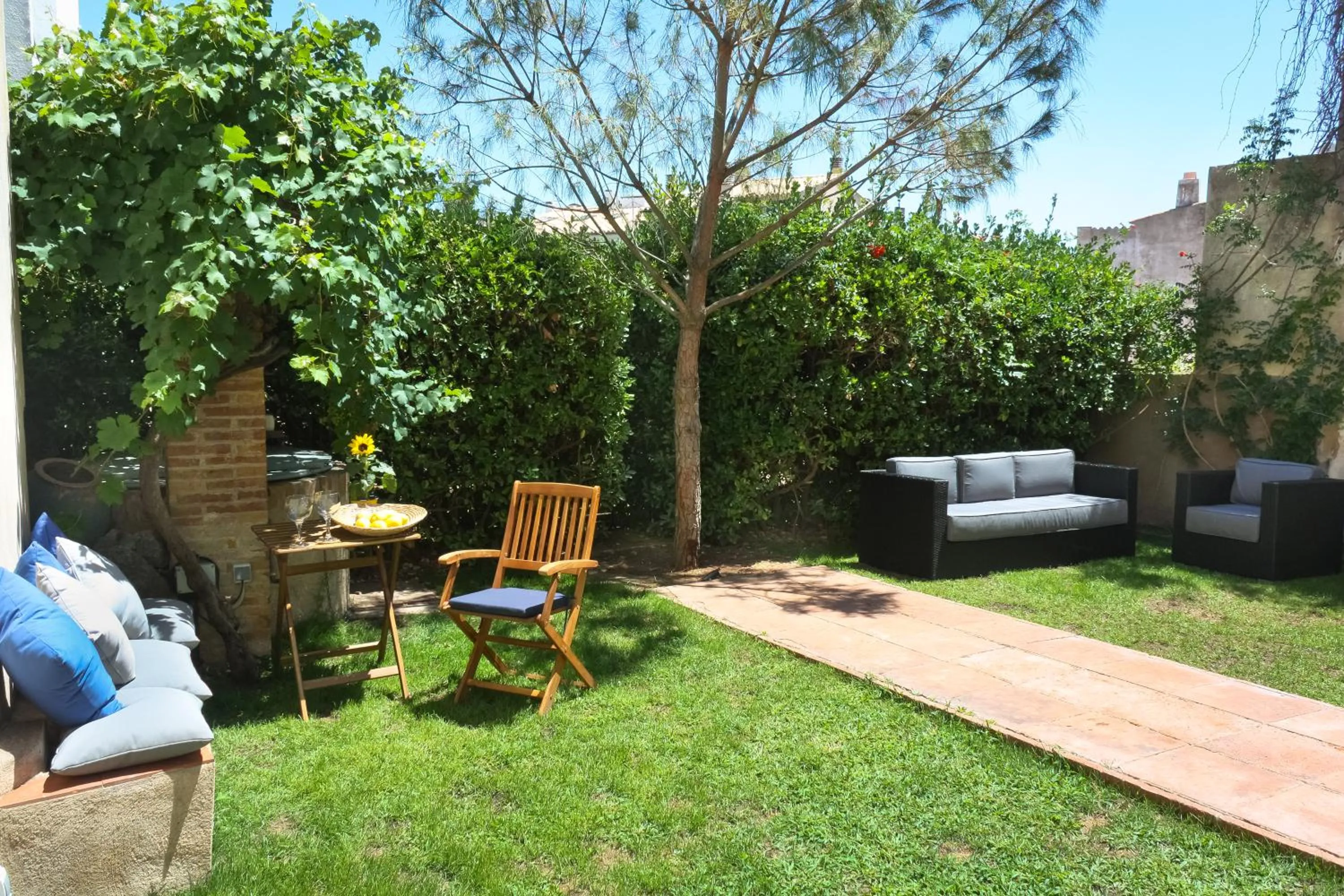 Garden in Hotel Casa Calella