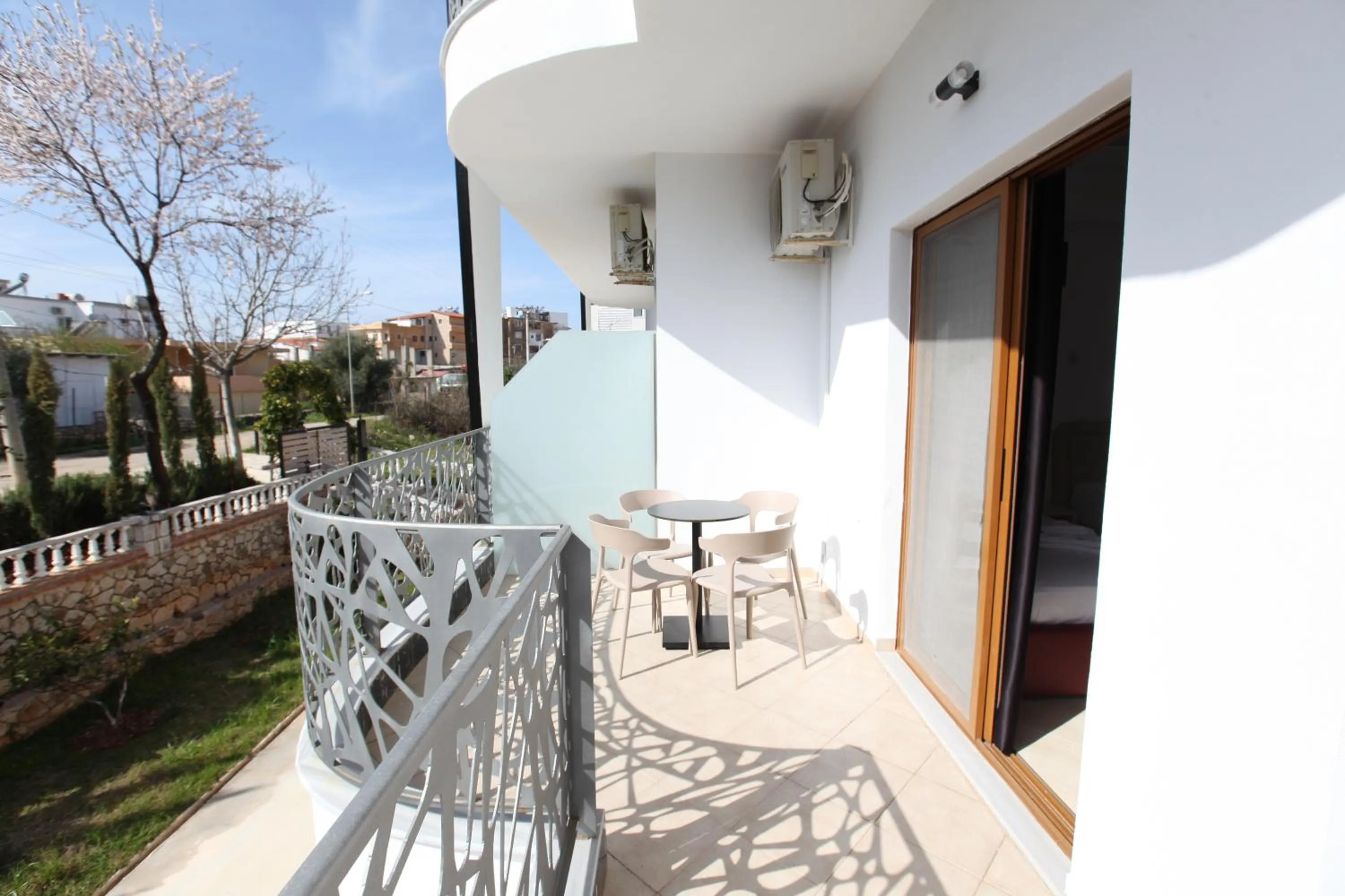 Balcony/Terrace in Ksamil Central Park Hotel