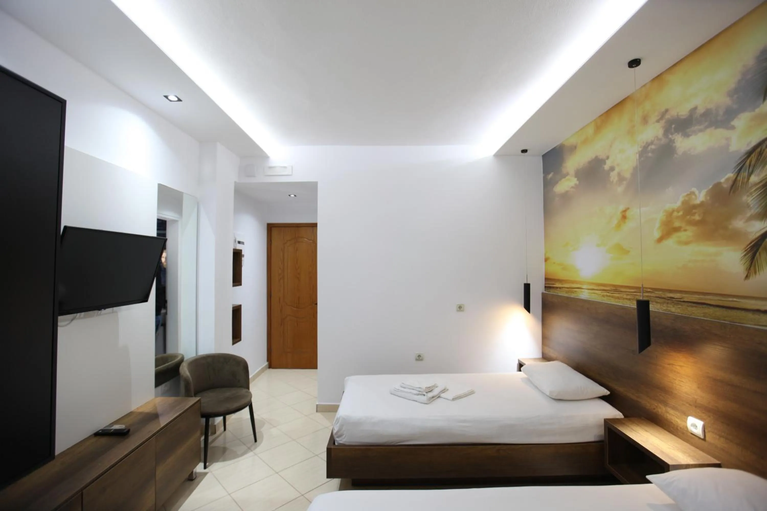 Photo of the whole room, Bed in Ksamil Central Park Hotel