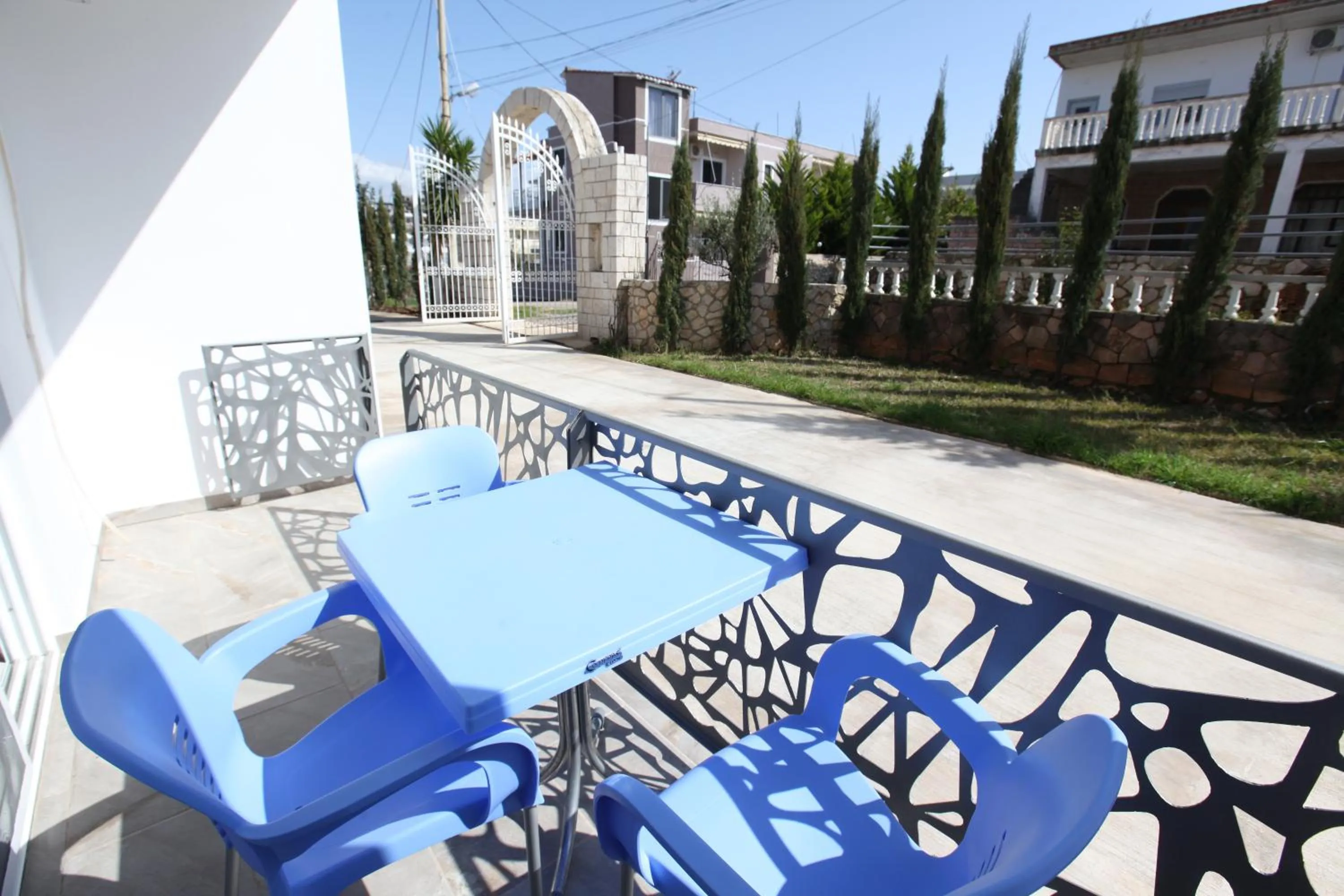 Balcony/Terrace in Ksamil Central Park Hotel