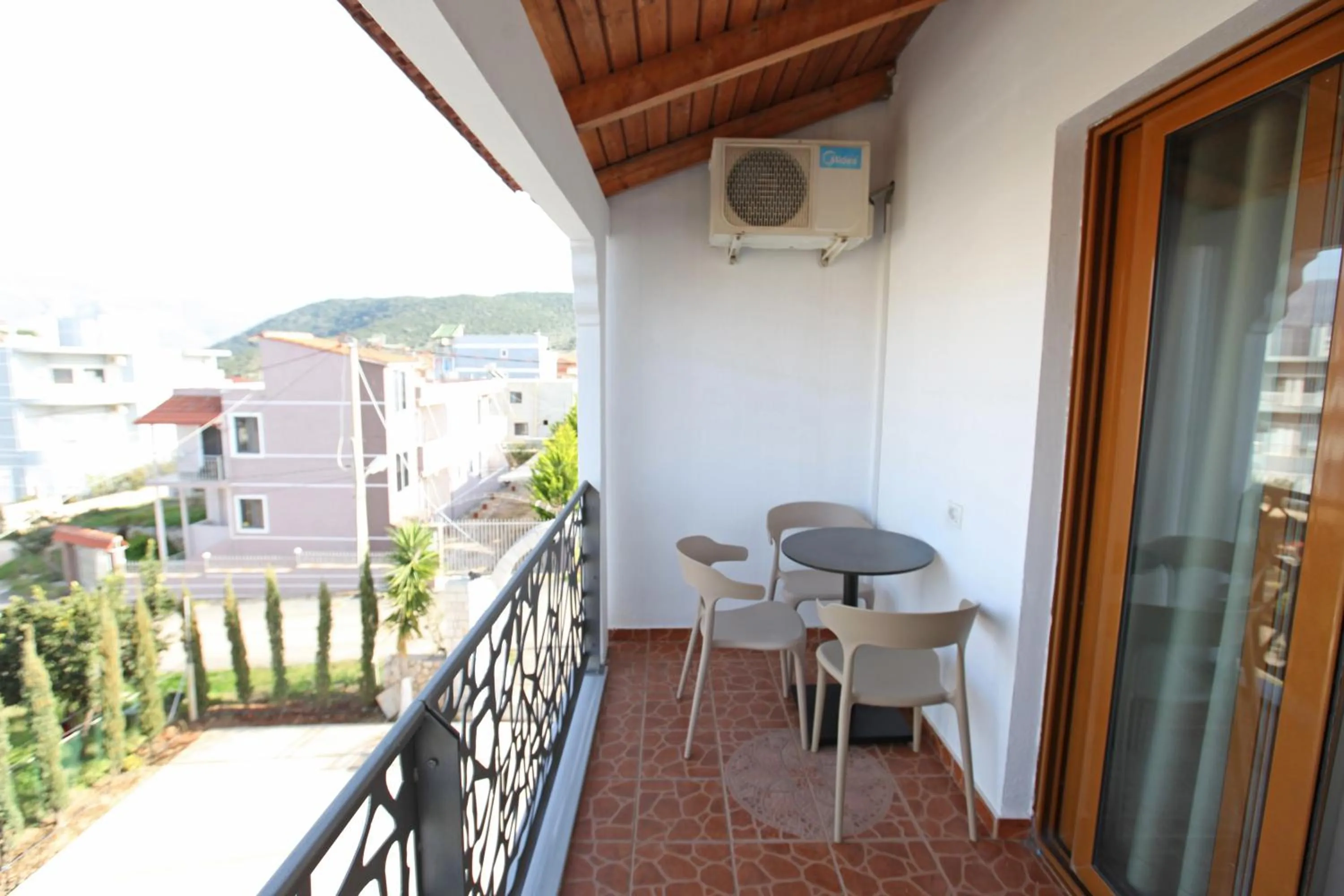 Balcony/Terrace in Ksamil Central Park Hotel