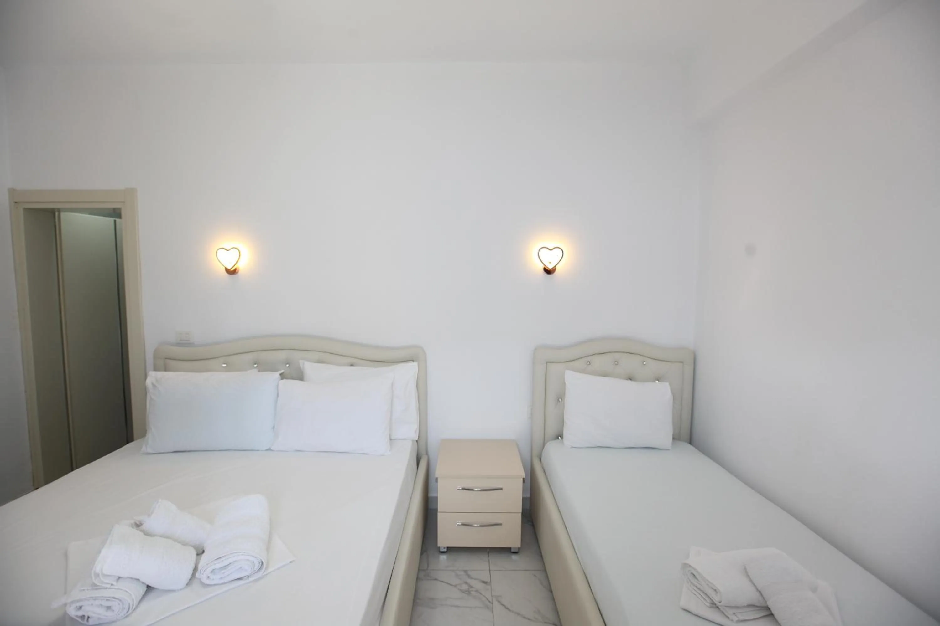 Bedroom, Bed in Ksamil Central Park Hotel