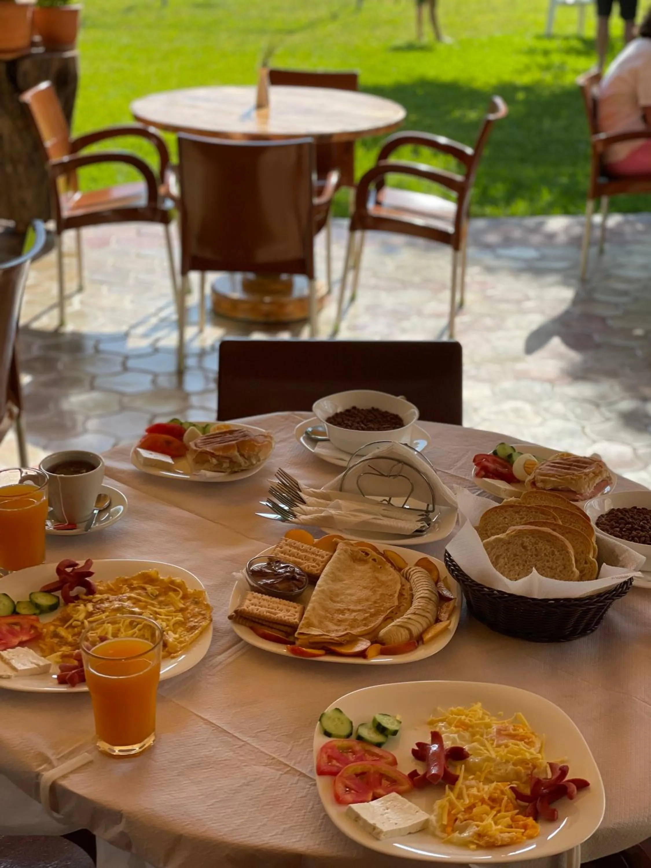 Breakfast in Ksamil Central Park Hotel