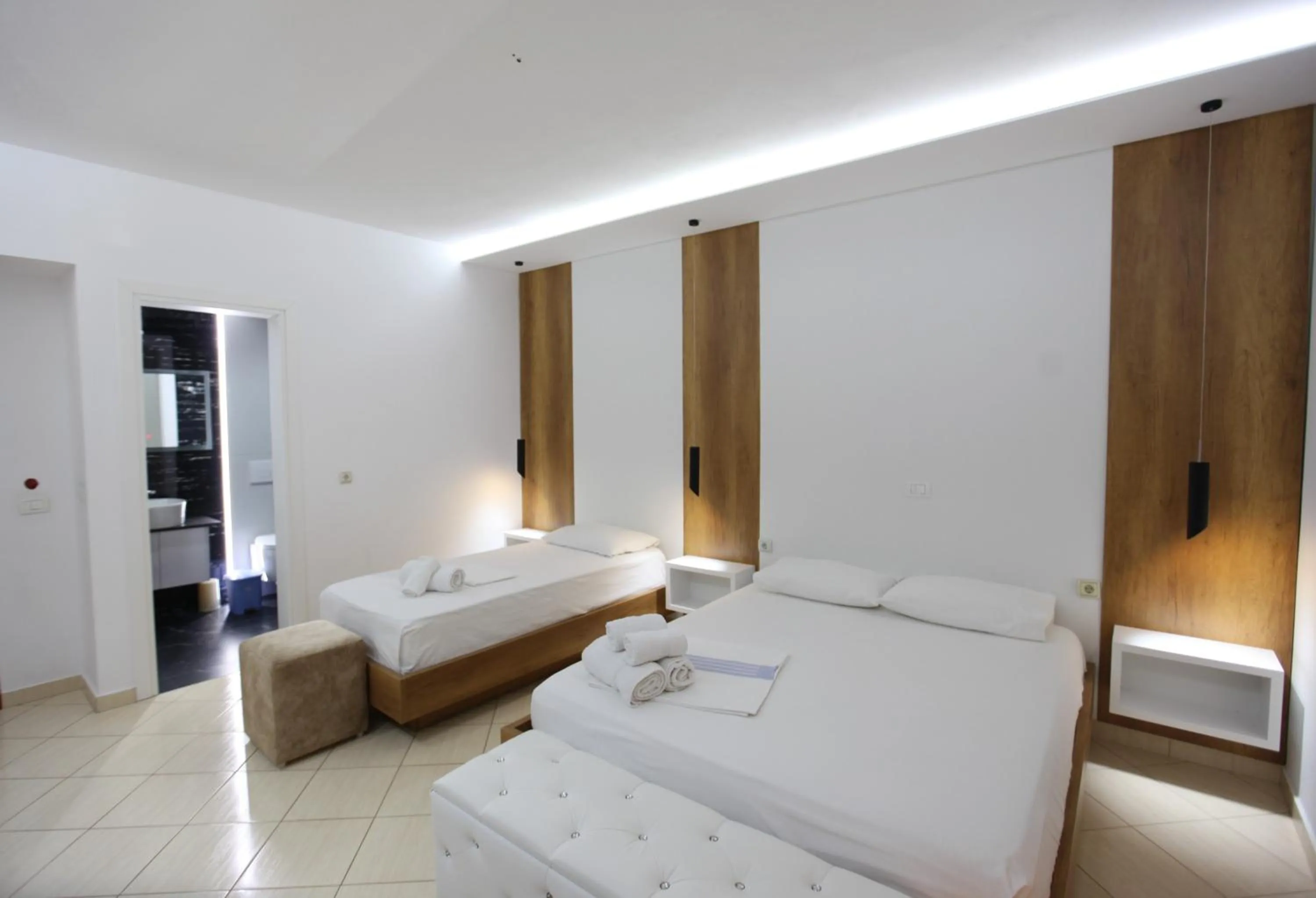 Bedroom, Bed in Ksamil Central Park Hotel