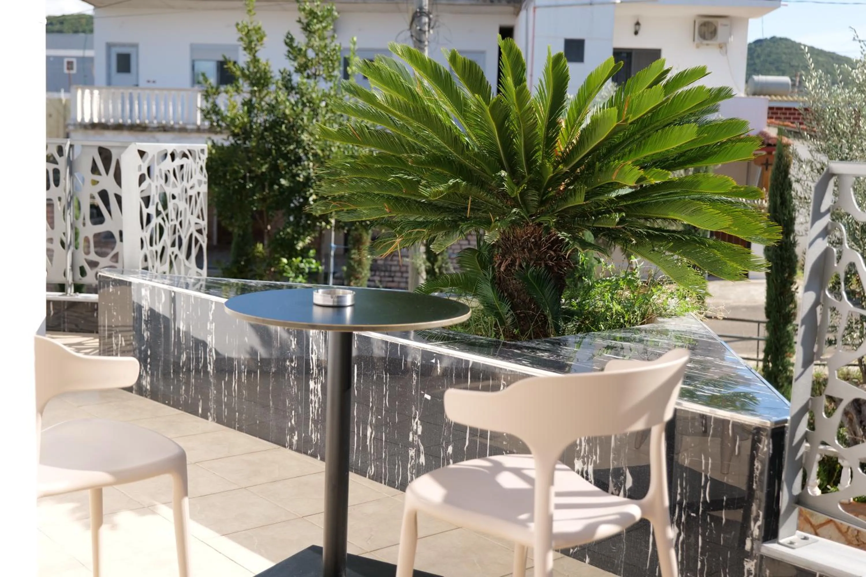 Balcony/Terrace in Ksamil Central Park Hotel