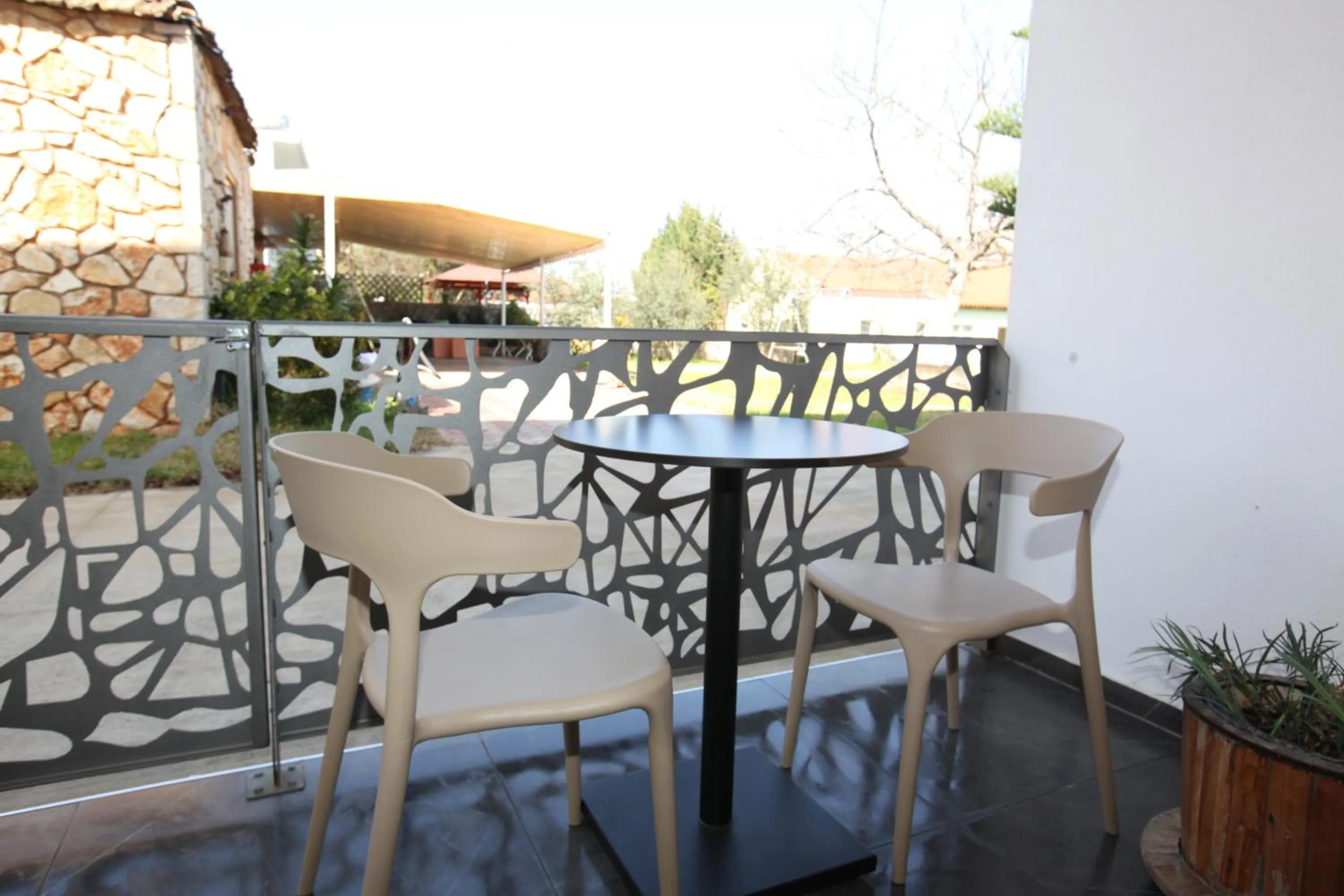 Balcony/Terrace in Ksamil Central Park Hotel