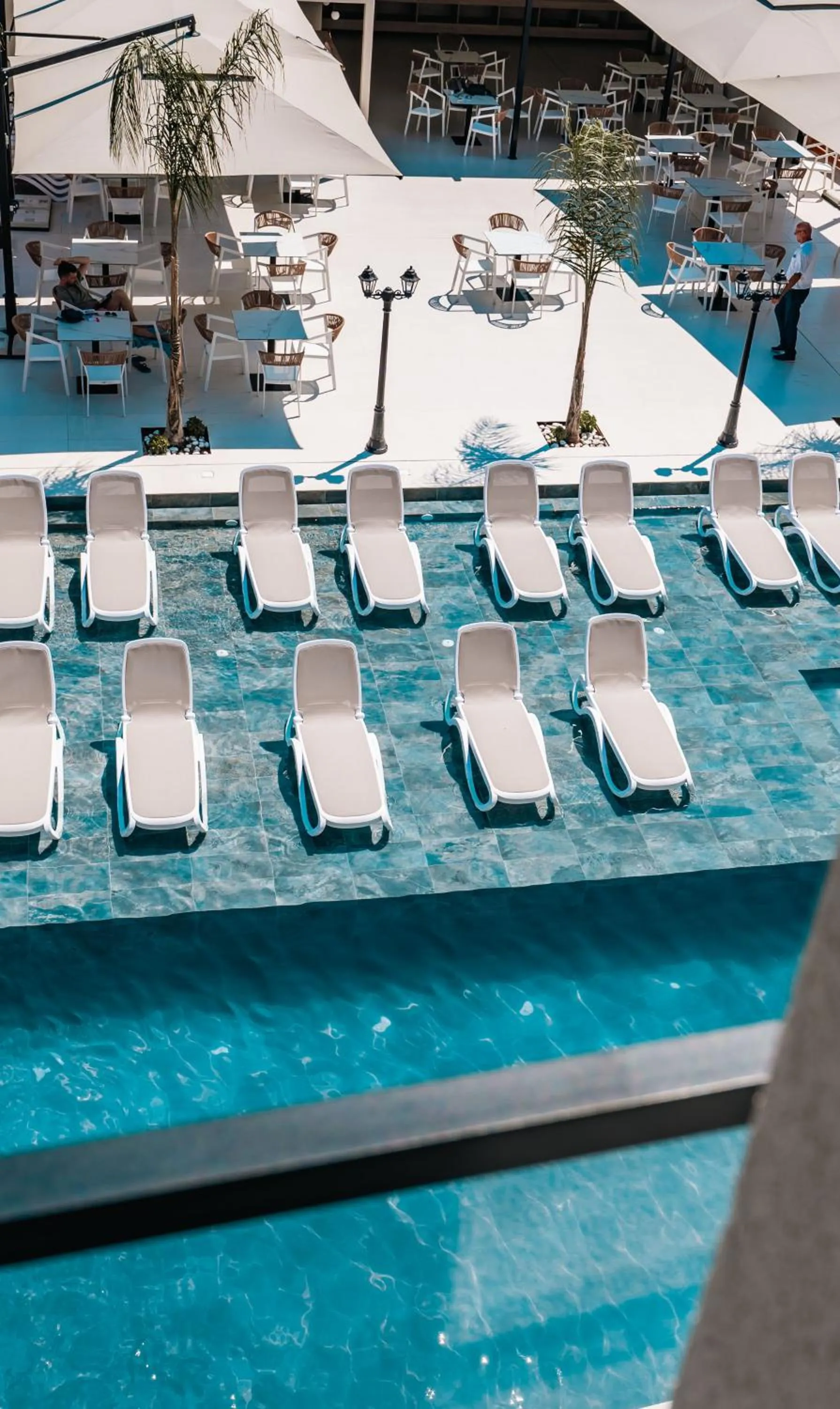 Swimming pool in Ksamil Central Park Hotel