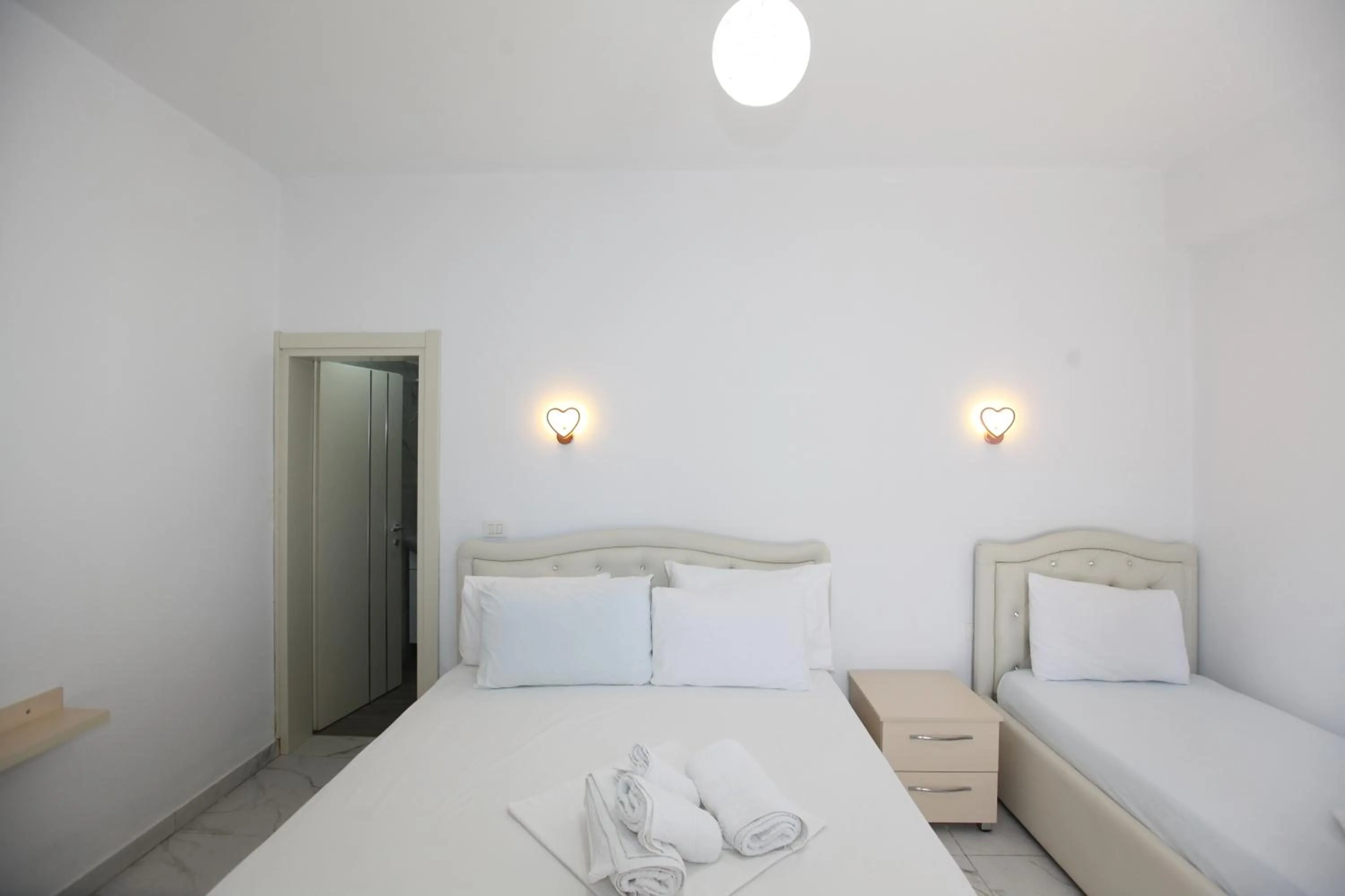 Bedroom, Bed in Ksamil Central Park Hotel