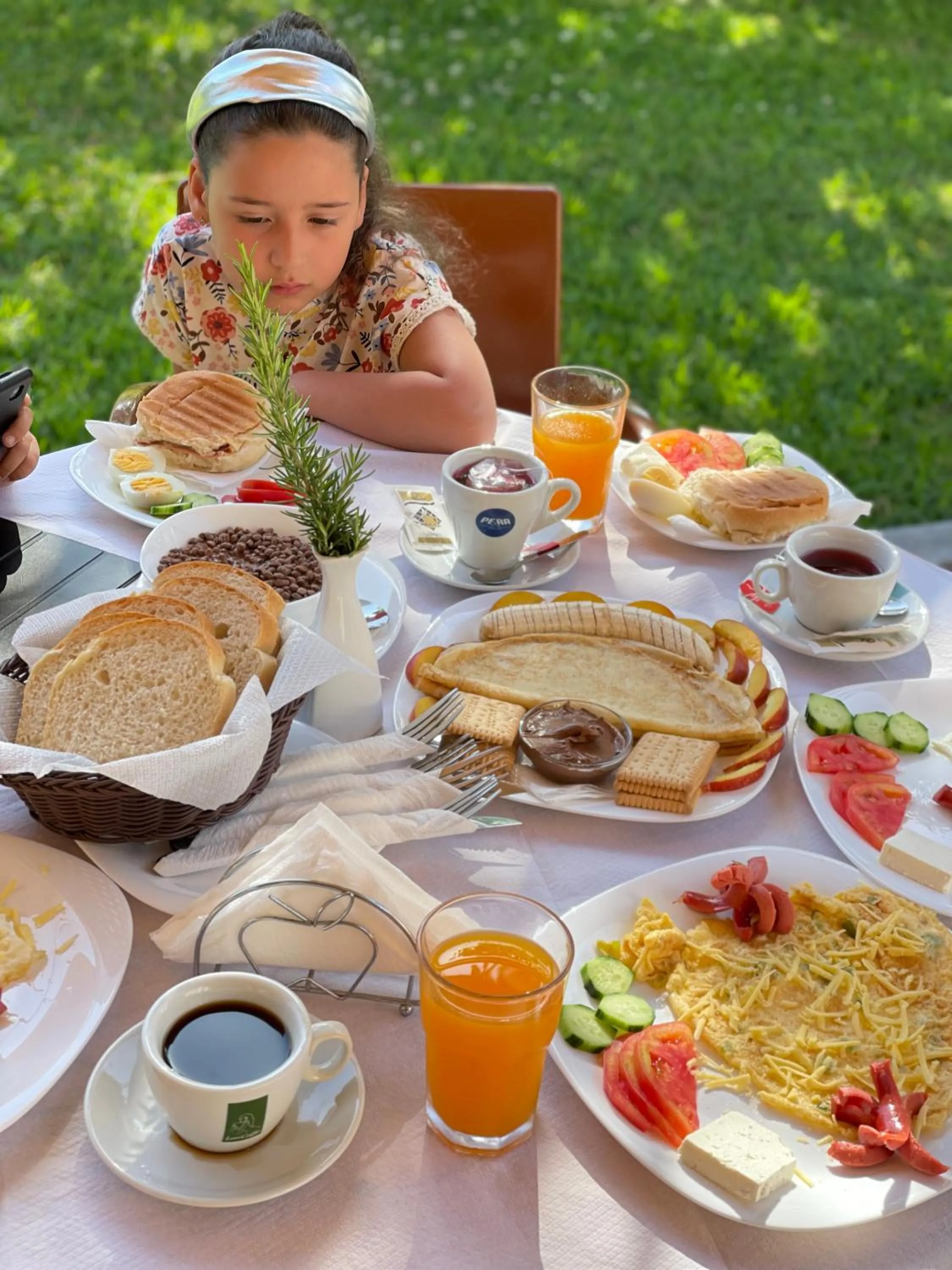 Breakfast in Ksamil Central Park Hotel
